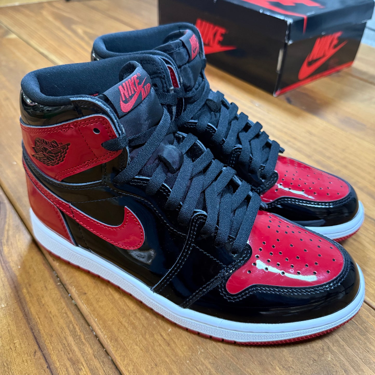 SIZE 8 - Jordan 1 Retro High OG 'Patent Bred' (Used)
