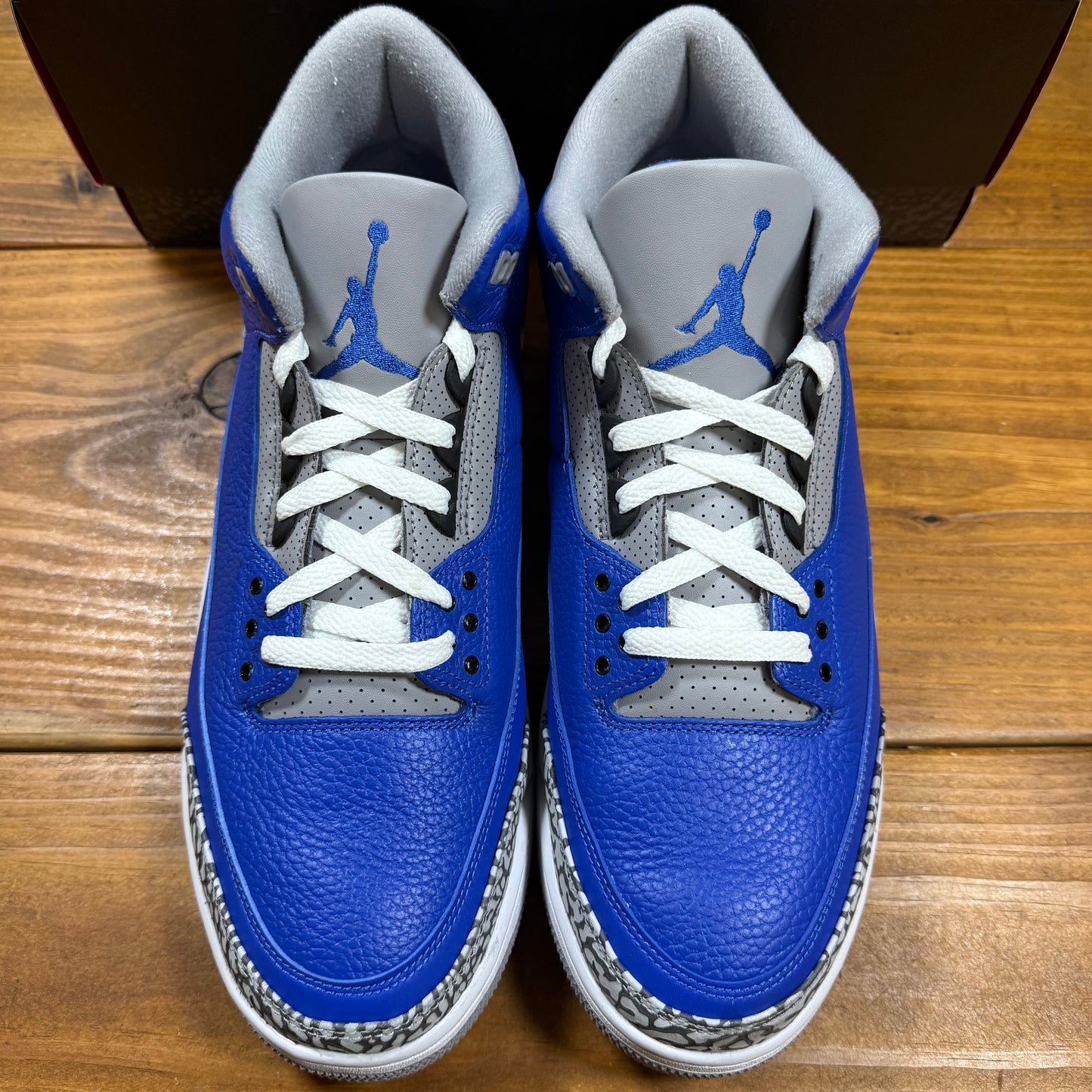 SIZE 14 - Jordan 3 Retro 'Varsity Royal' (Used)