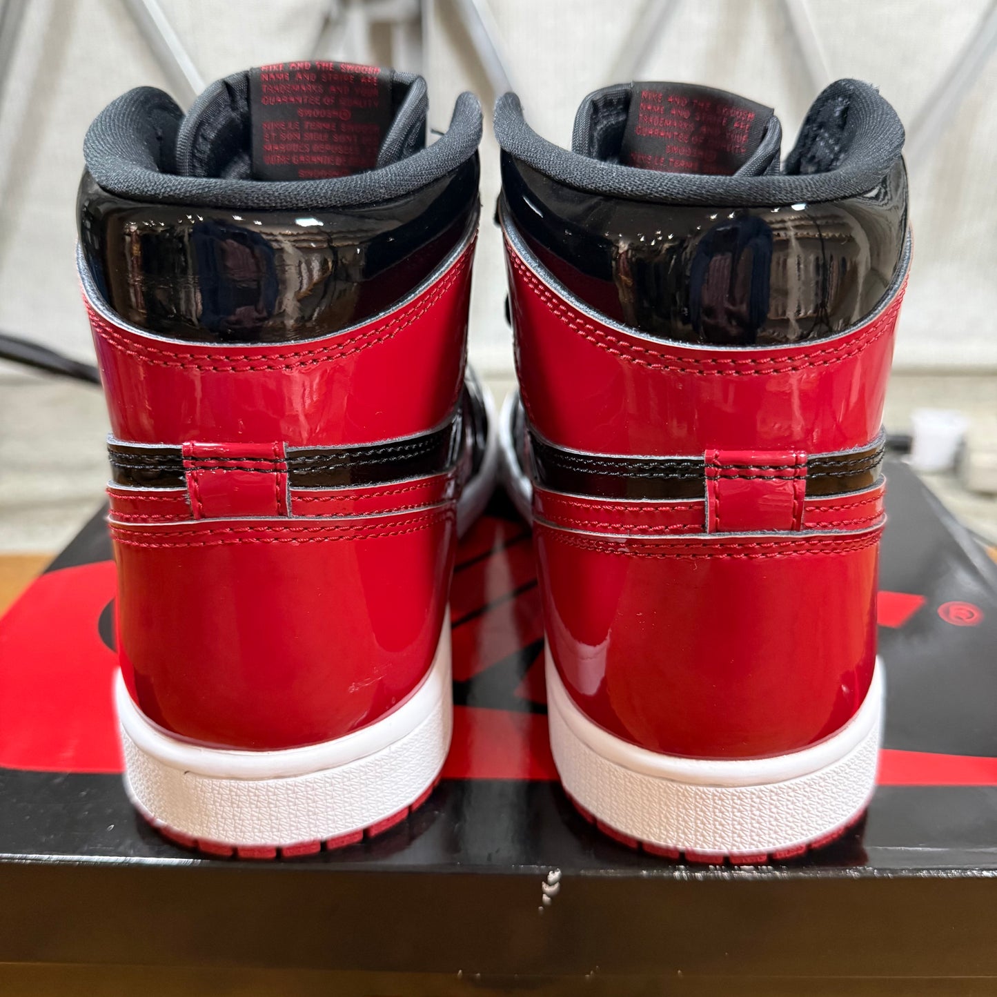 SIZE 8 - Jordan 1 Retro High OG 'Patent Bred' (Used)