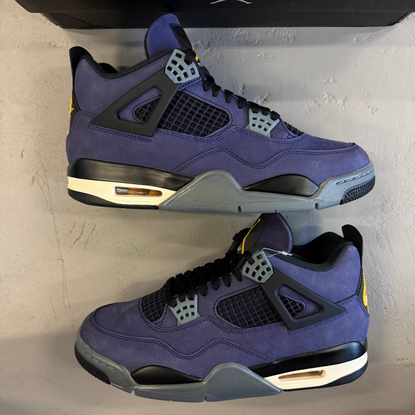 Size 9.5 - Jordan 4 Retro 'Lakers' (Used)