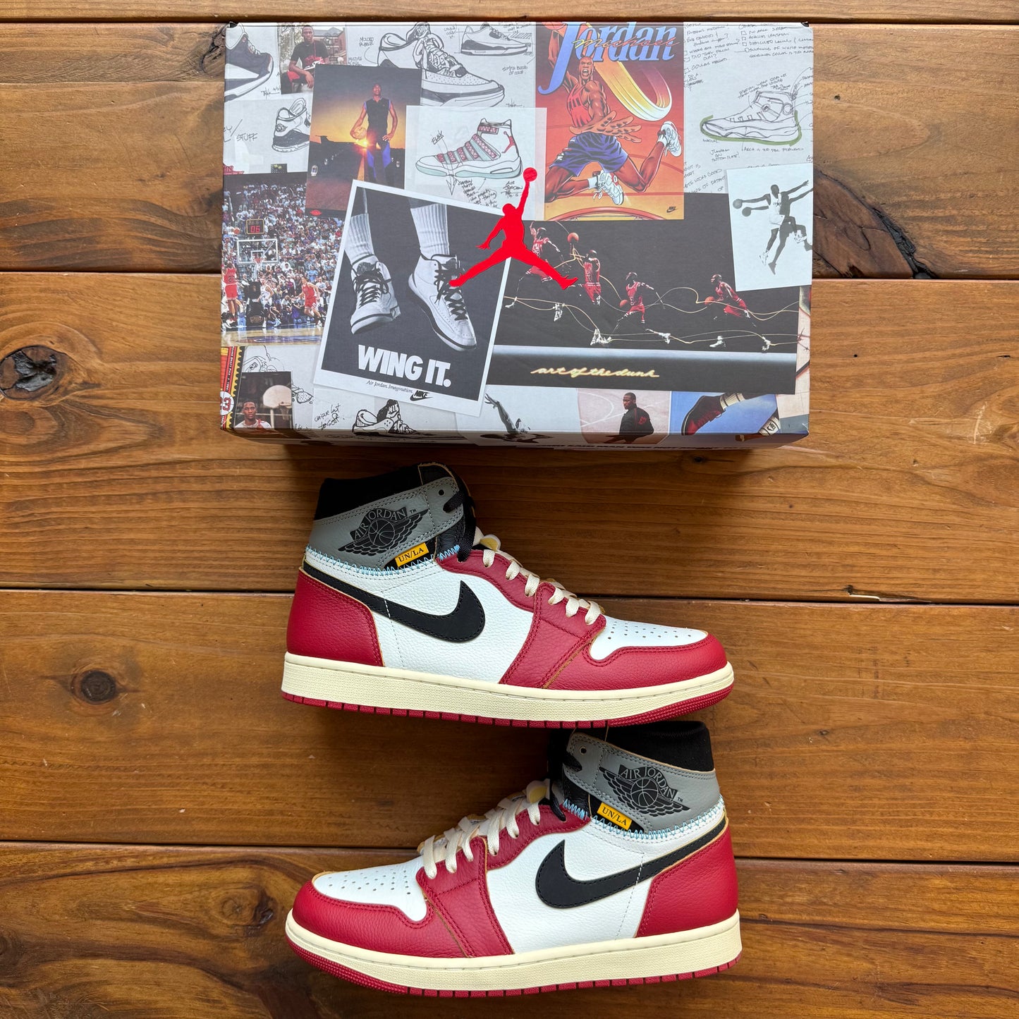 Size 10 - Union LA x Jordan 1 Retro High OG SP 'Chicago Shadow' (Used)