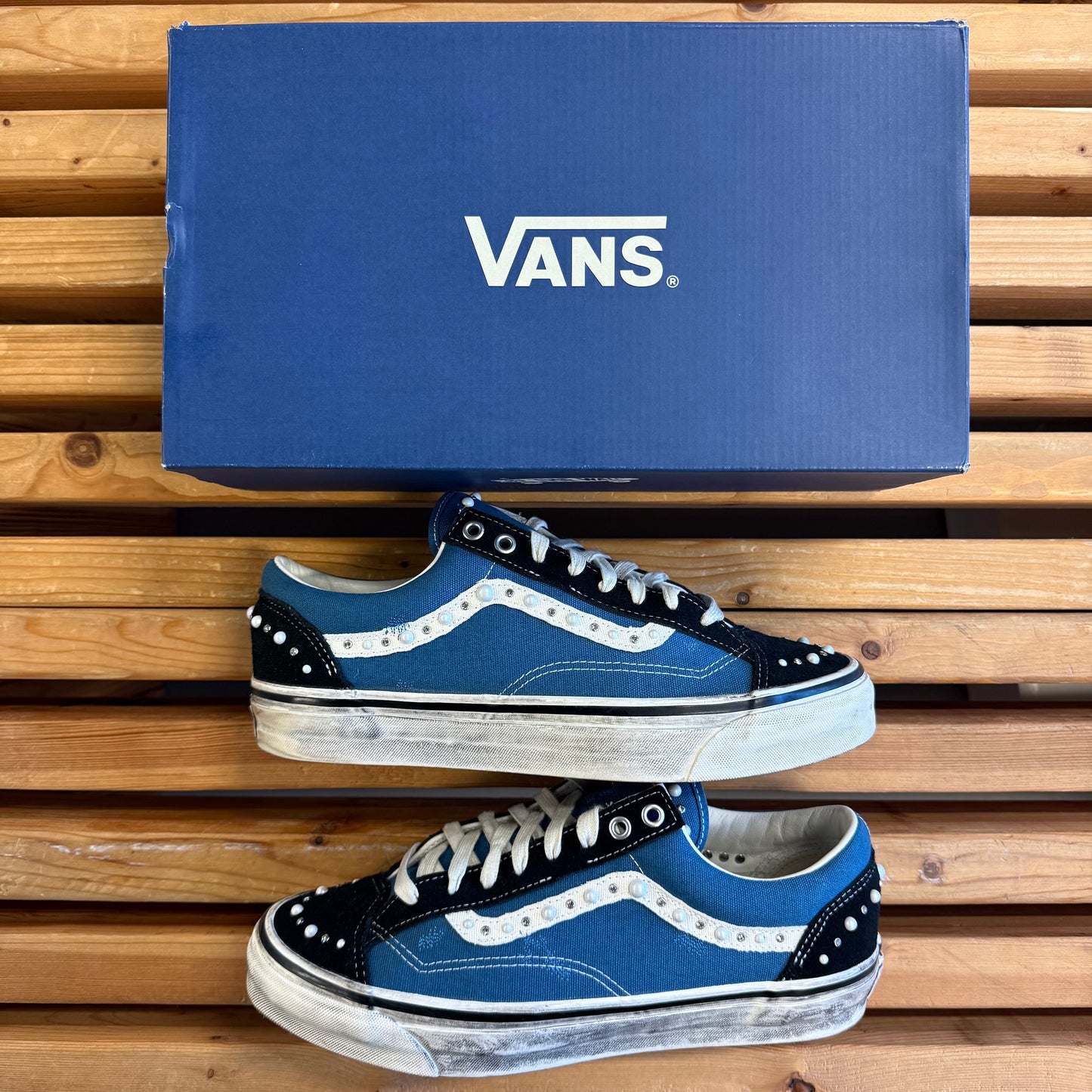 Size 11 - Vans Old Skool 36 LX 'Pearlized Pack - Black Navy' (Used)