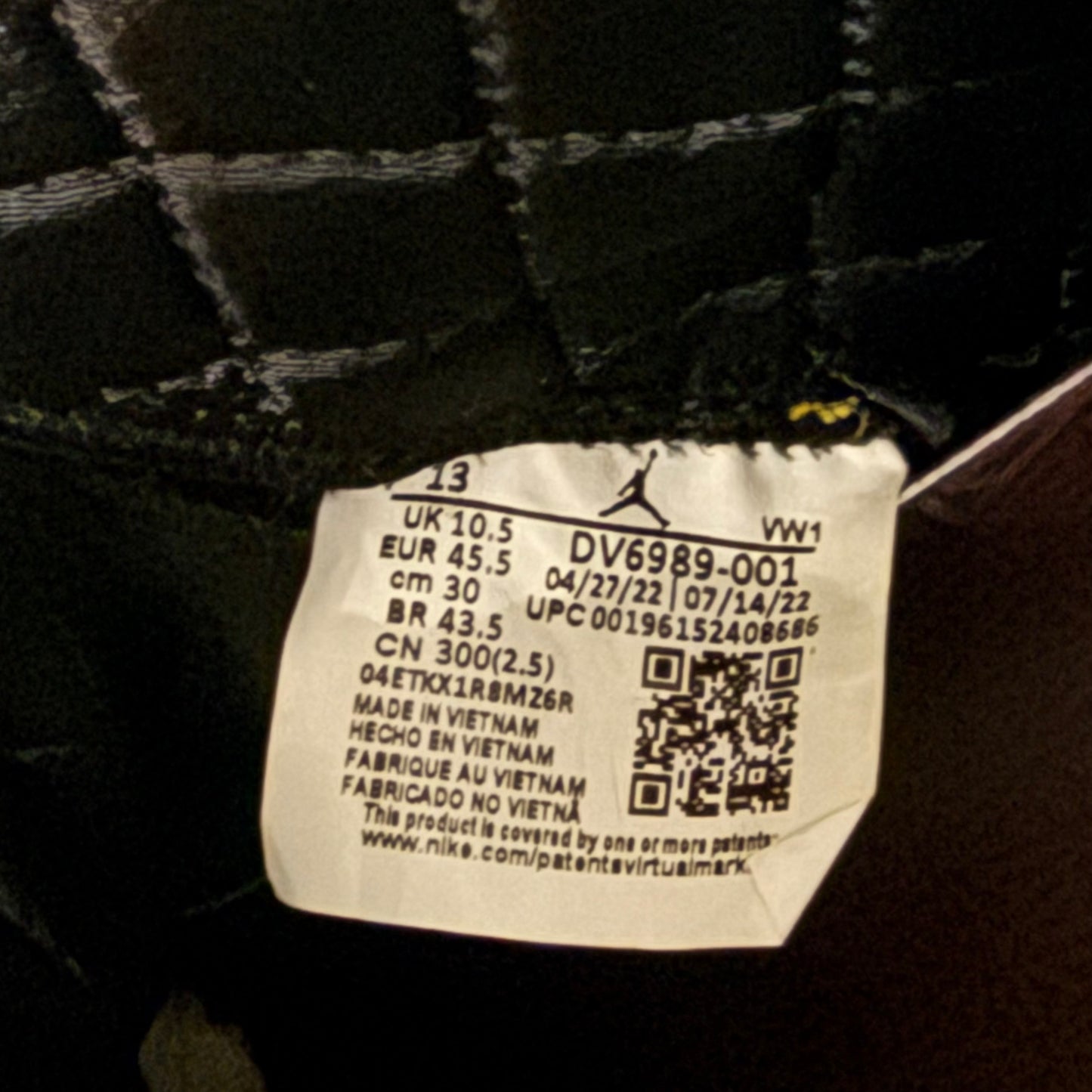 SIZE 13W/11.5M - A Ma Maniére x Wmns Jordan 12 Retro SP 'Black' (Used)