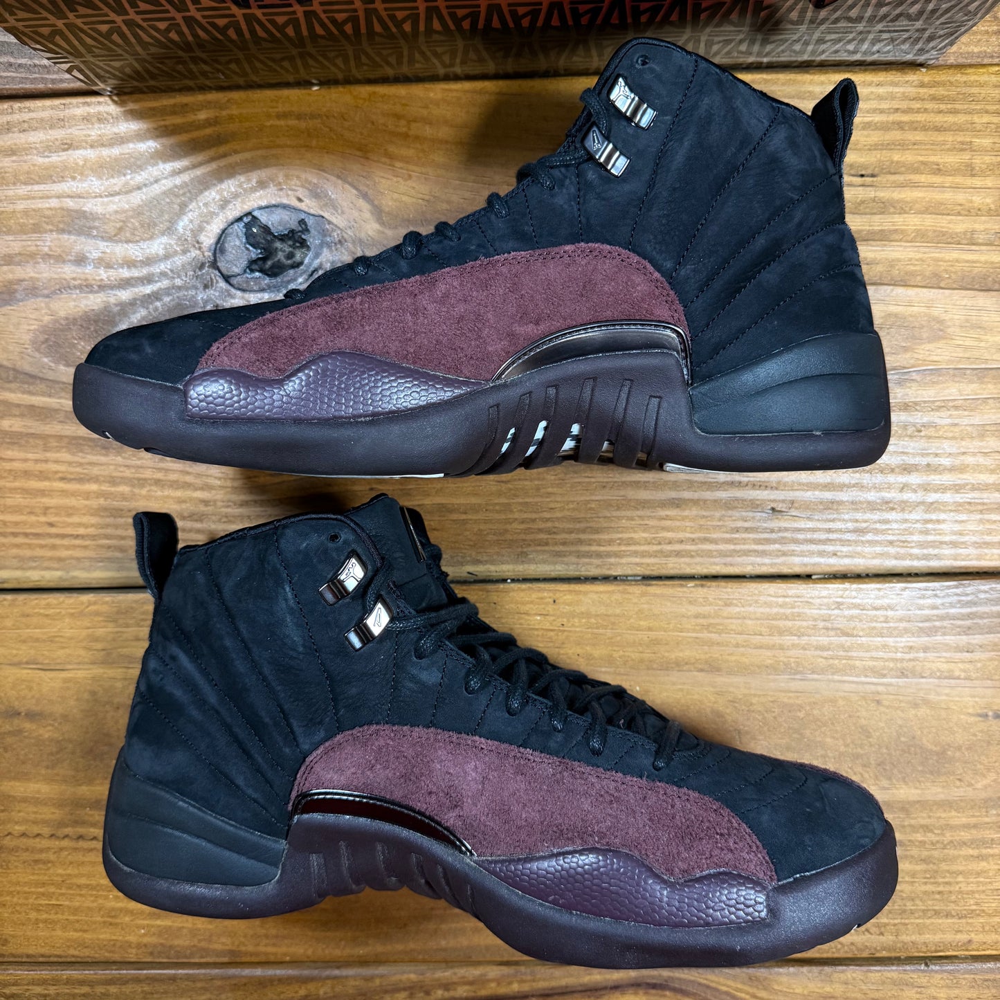 SIZE 13W/11.5M - A Ma Maniére x Wmns Jordan 12 Retro SP 'Black' (Used)