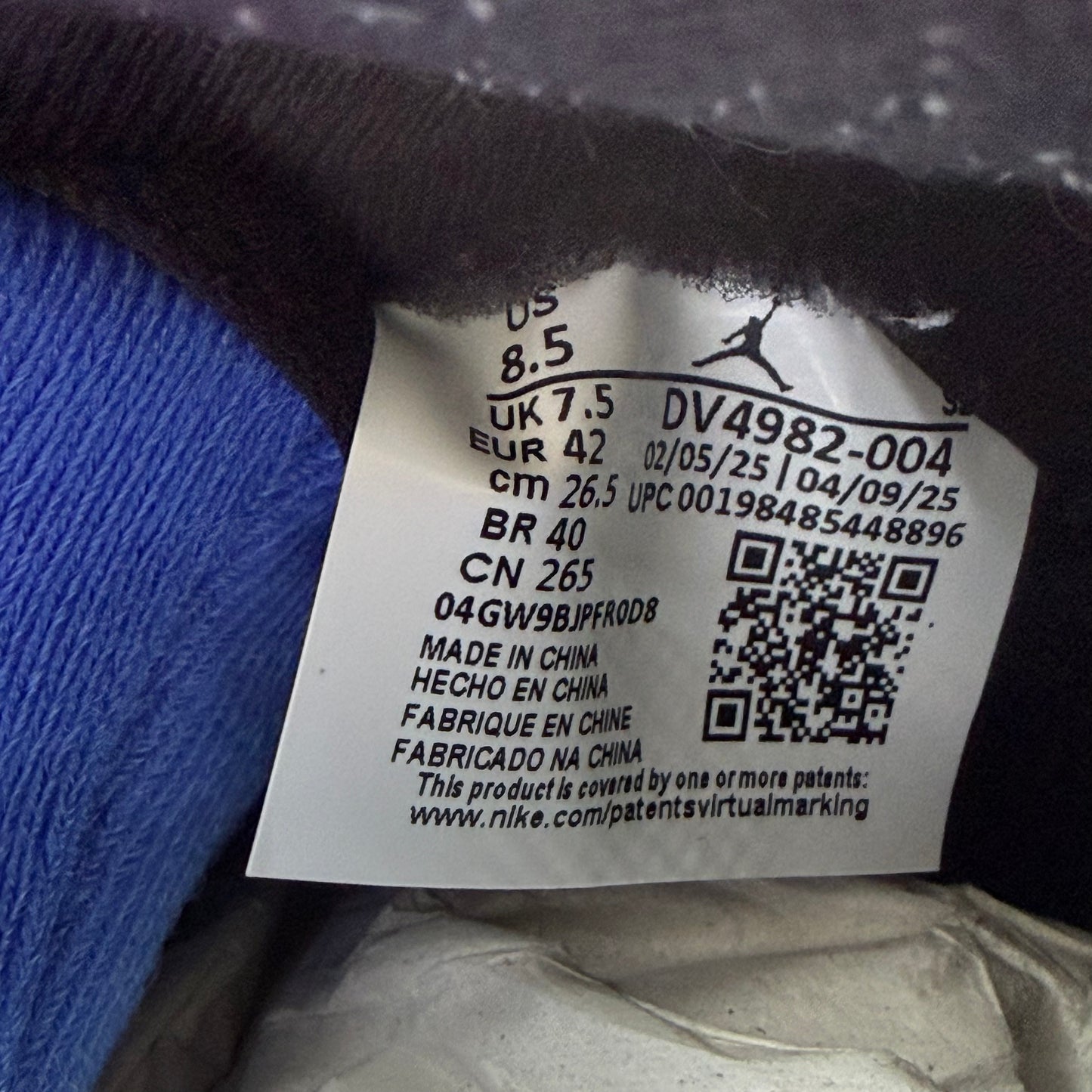 Size 8.5 - Awake NY x Jordan 5 Retro 'Boro - Racer Blue' (Used)