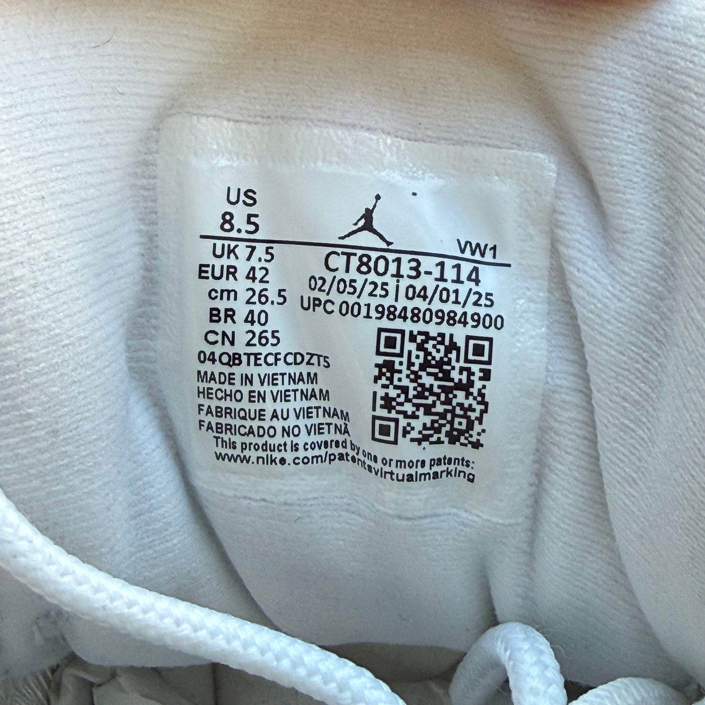 Größe 8.5 – Jordan 12 Retro 'French Blue' 2025 (Gebraucht)