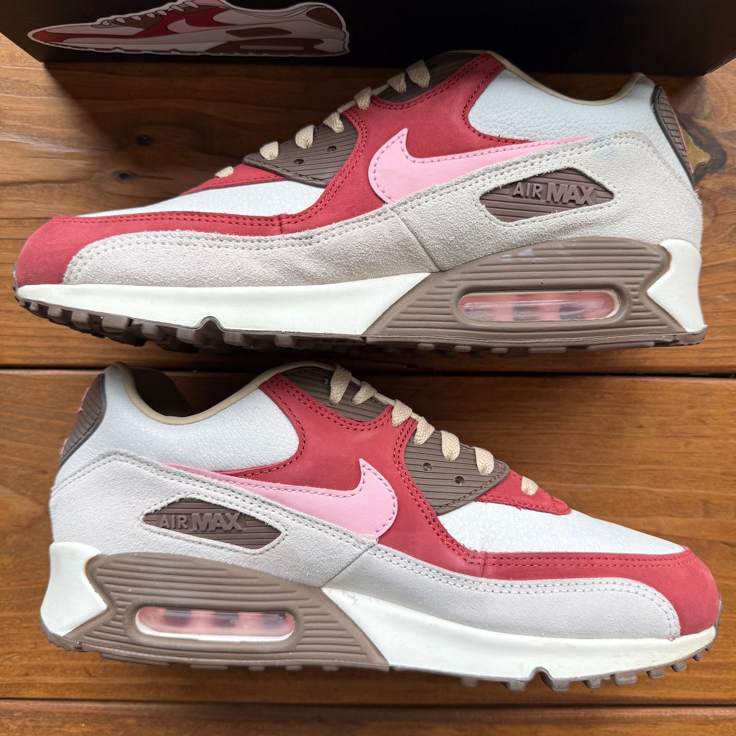 Size 10.5 - DQM x Air Max 90 'Bacon' 2021 (Used)