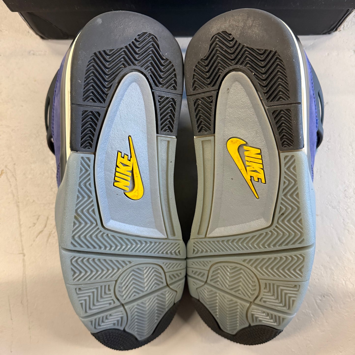 Size 9.5 - Jordan 4 Retro 'Lakers' (Used)