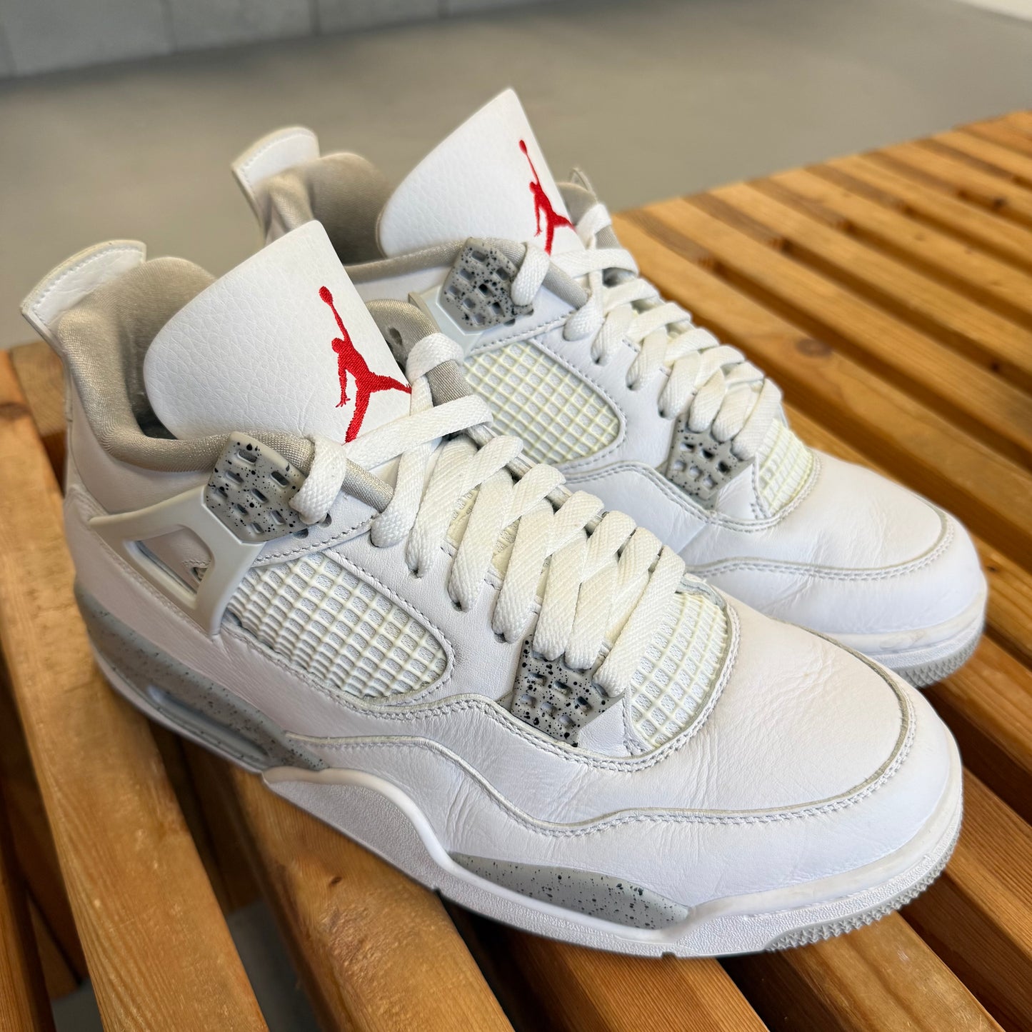 Jordan 4 Retro 'White Oreo' (Used) - Size 10