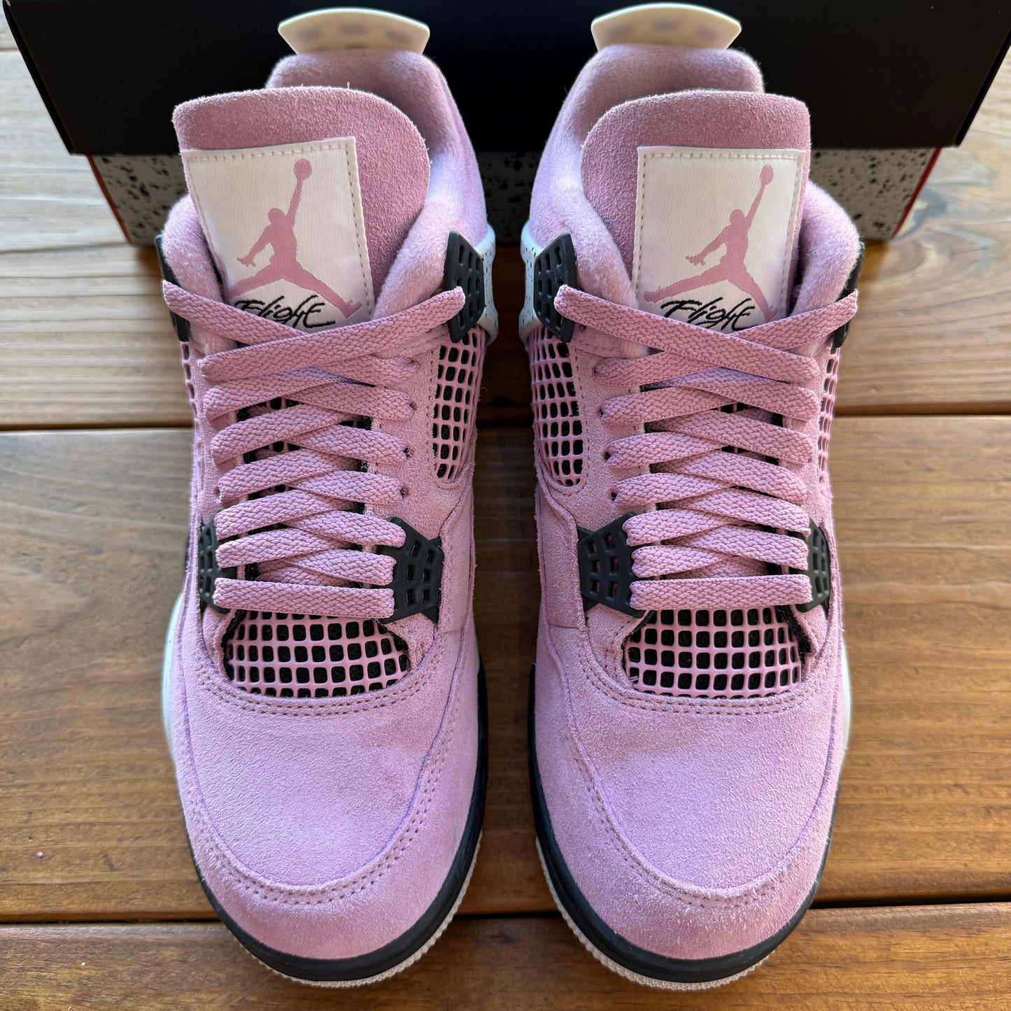 SIZE 9.5W/8M - Wmns Jordan 4 Retro 'Orchid' (Used)