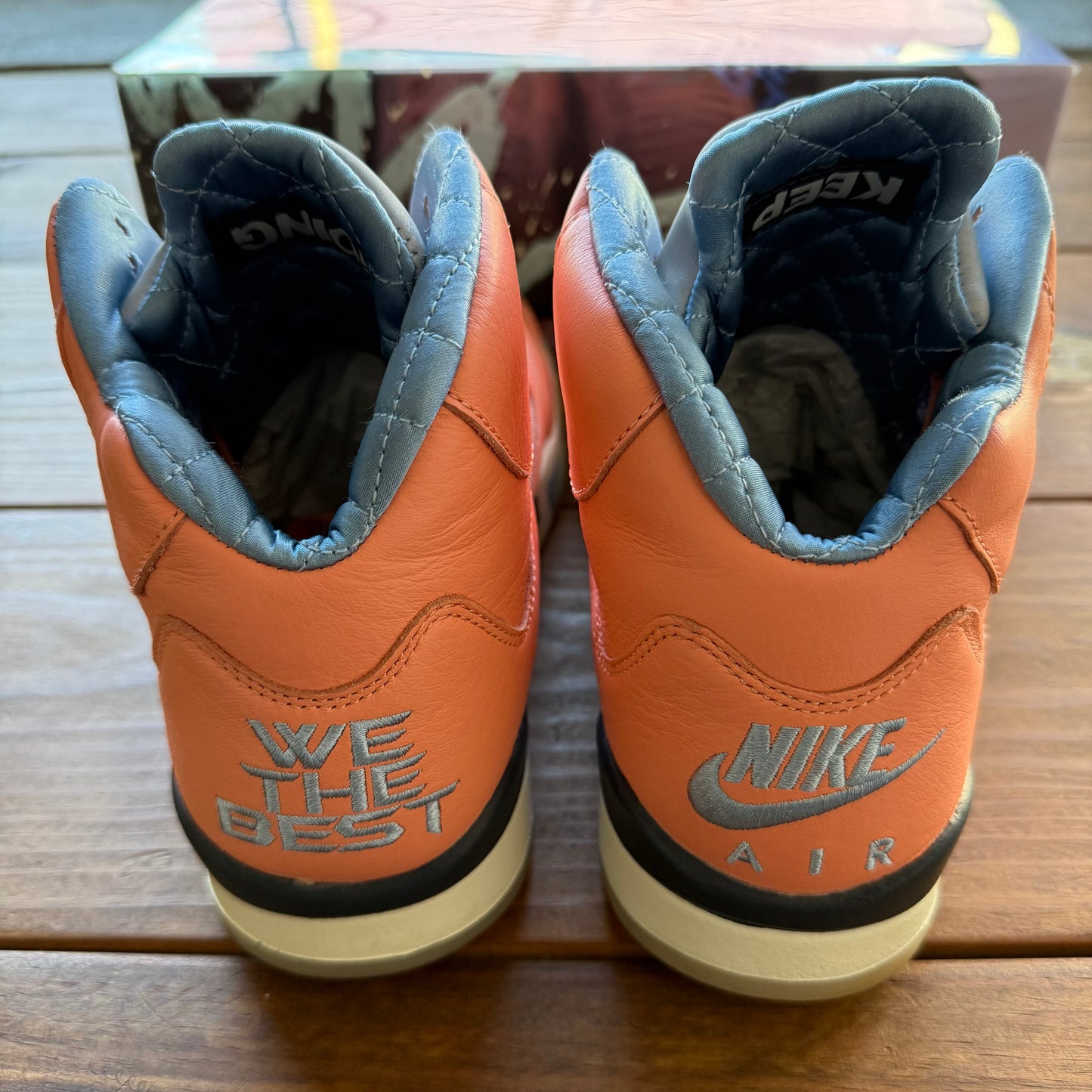 Size 9 - DJ Khaled x Jordan 5 Retro 'We The Best - Crimson Bliss' (Used)