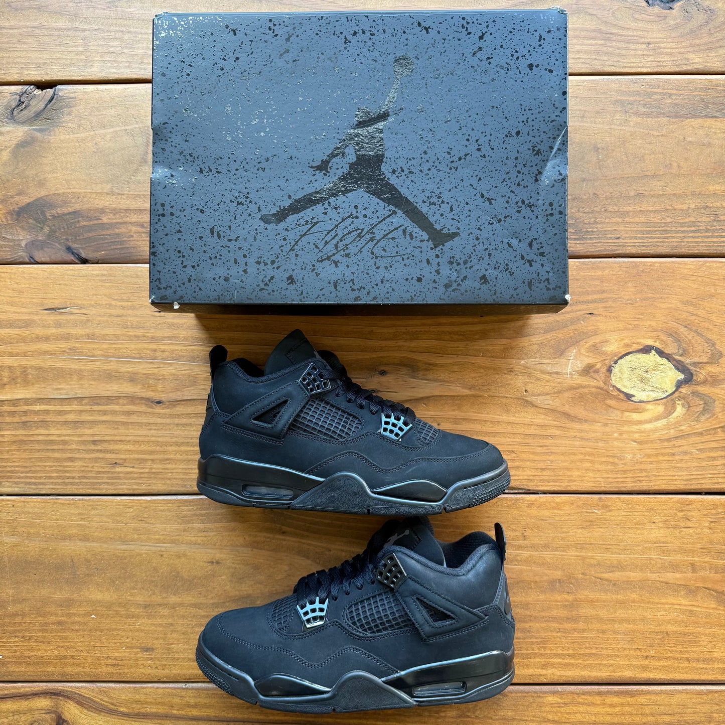 Size 8.5 - Jordan 4 Retro 'Black Cat' 2025 (Used)
