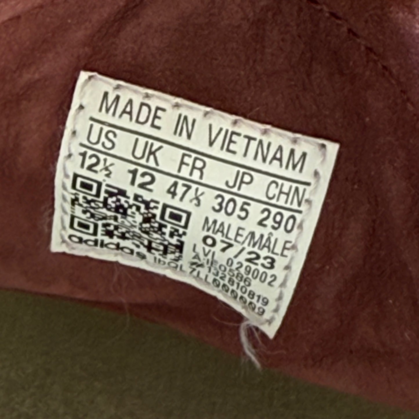 Size 12.5 - Wales Bonner x Samba Pony 'Cream White' (Used)