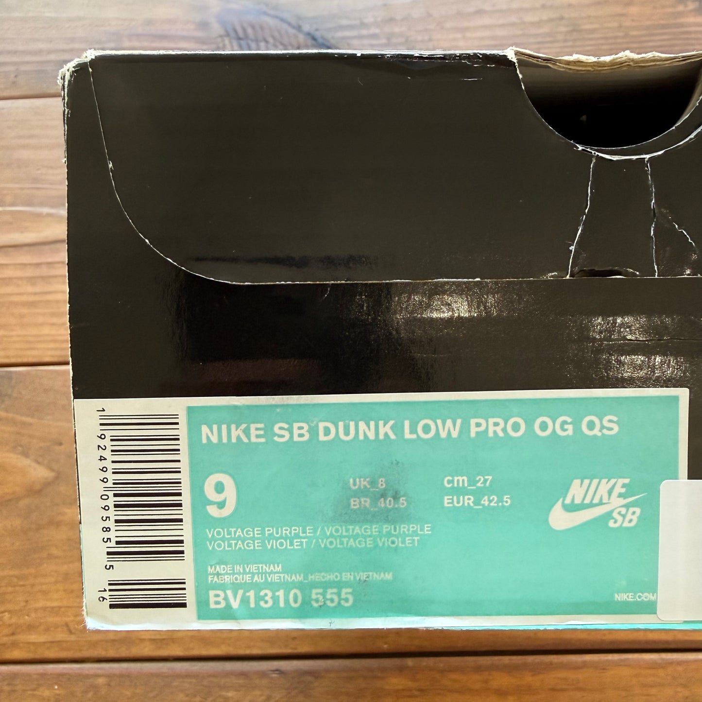Größe 9 – Concepts x Dunk Low SB 'Purple Lobster' (Gebraucht)