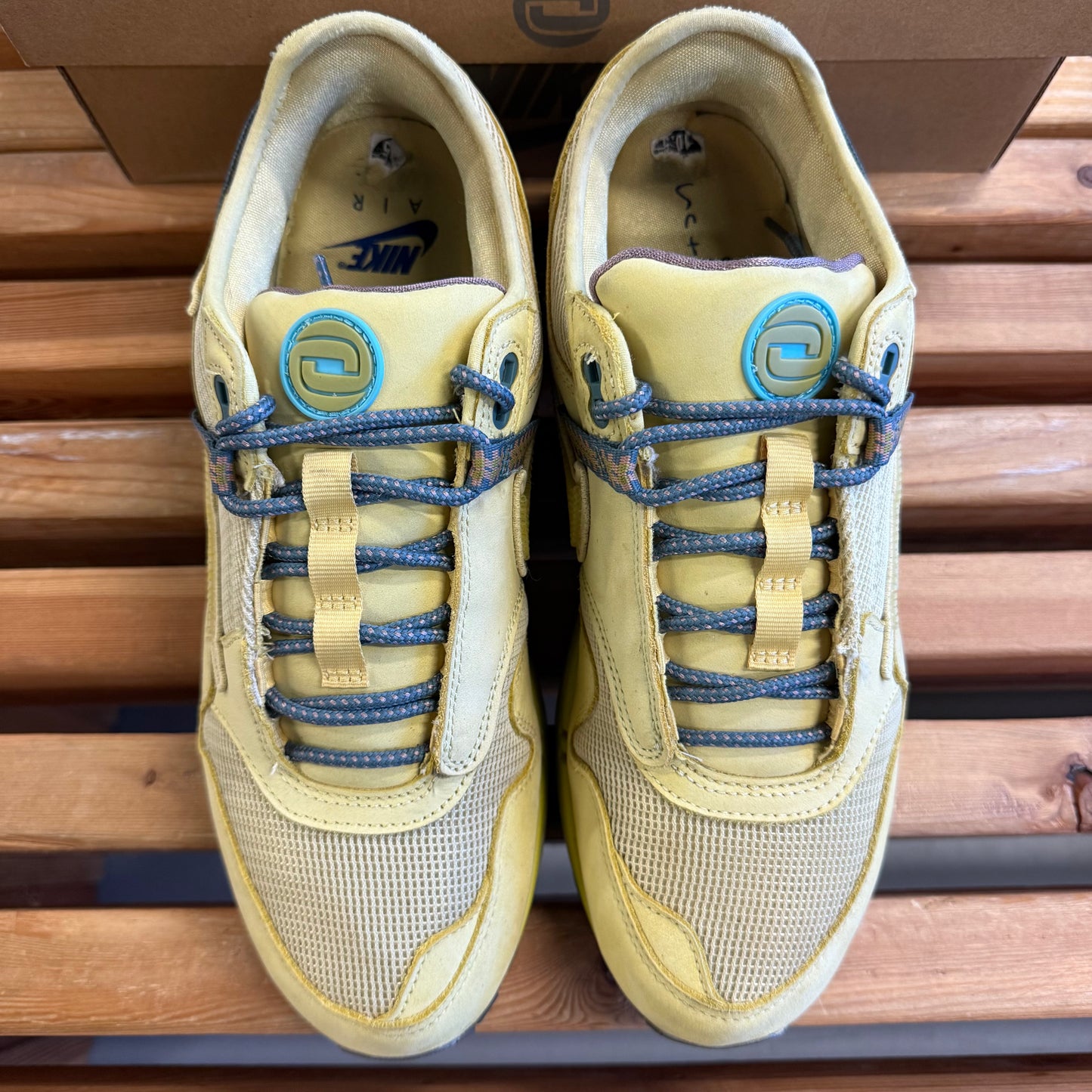 Size 10.5 - Travis Scott x Air Max 1 'Saturn Gold' (Used)