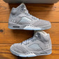 Size 11 - Jordan 5 Retro 'Wolf Grey' 2026 (Used/Missing Lacelocks)