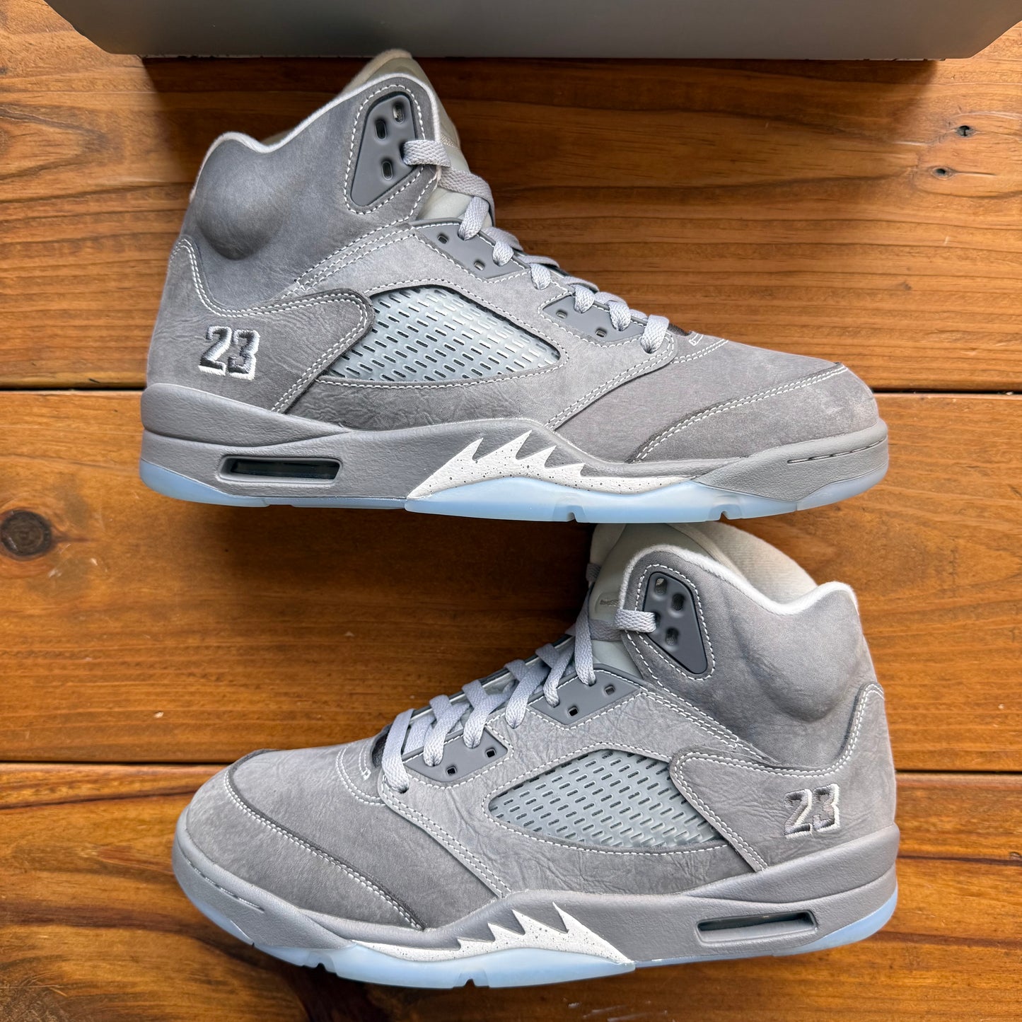 Size 11 - Jordan 5 Retro 'Wolf Grey' 2026 (Used/Missing Lacelocks)