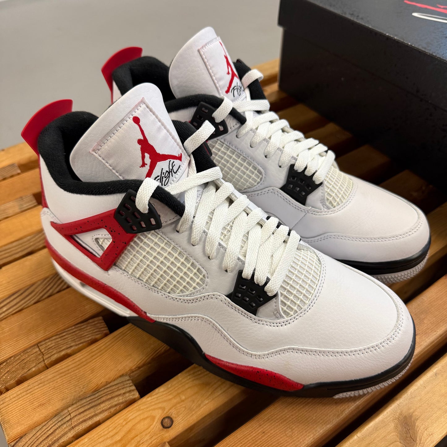 Size 11 - Jordan 4 Retro 'Red Cement' (Used)