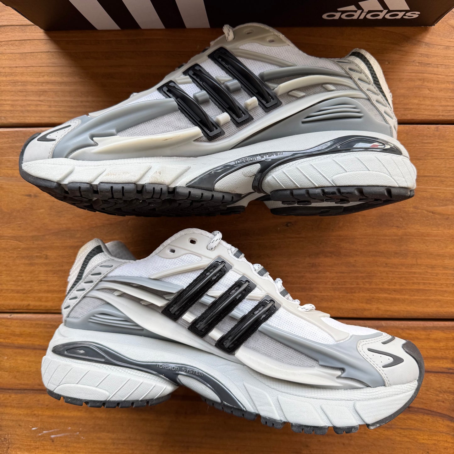 Size 8.5 - Pharrell x VIRGINIA x Adistar Jellyfish 'Solid Grey Black' (Used)