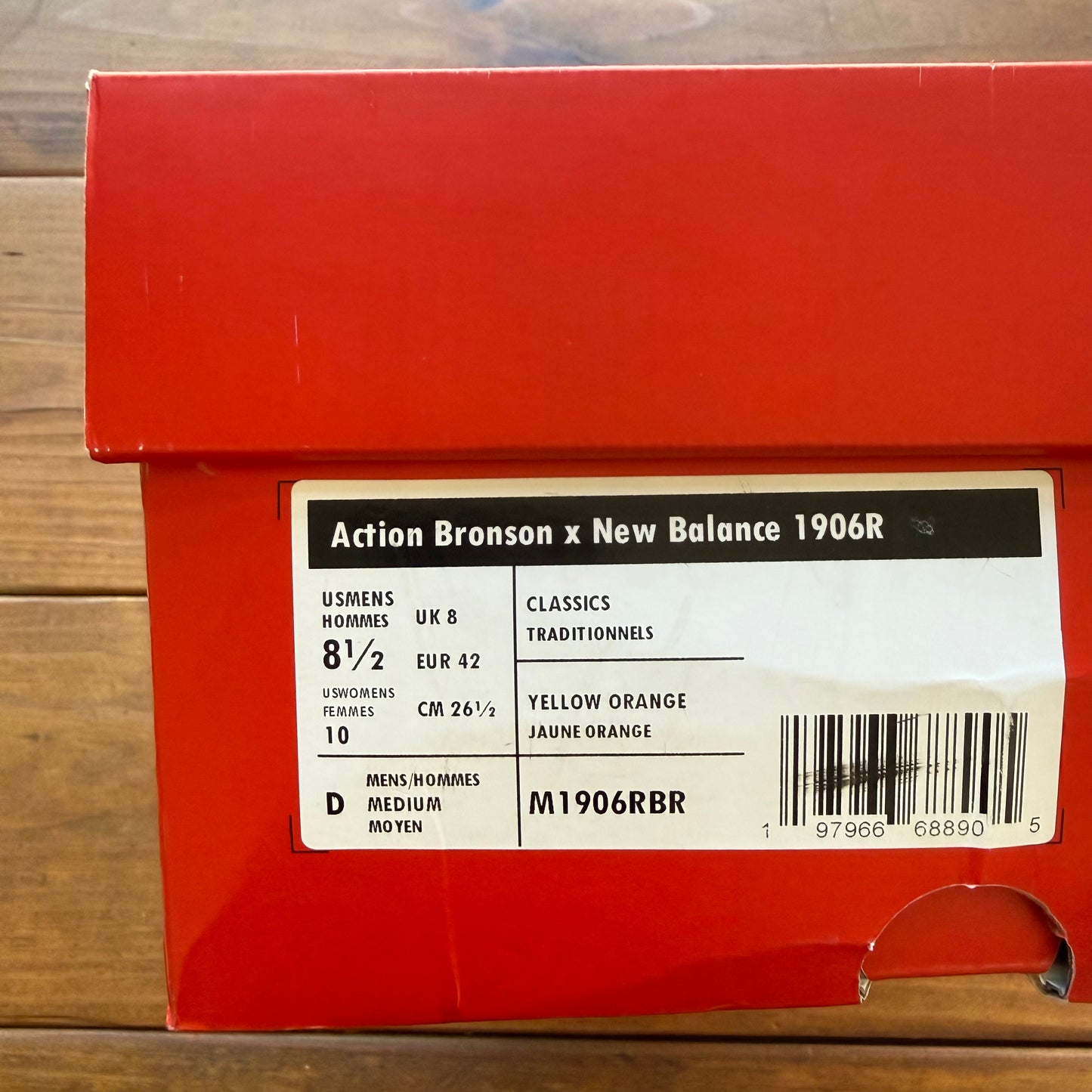 Talla 8.5 - New Balance Action Bronson x 1906R 'Scorpius' (Usado)