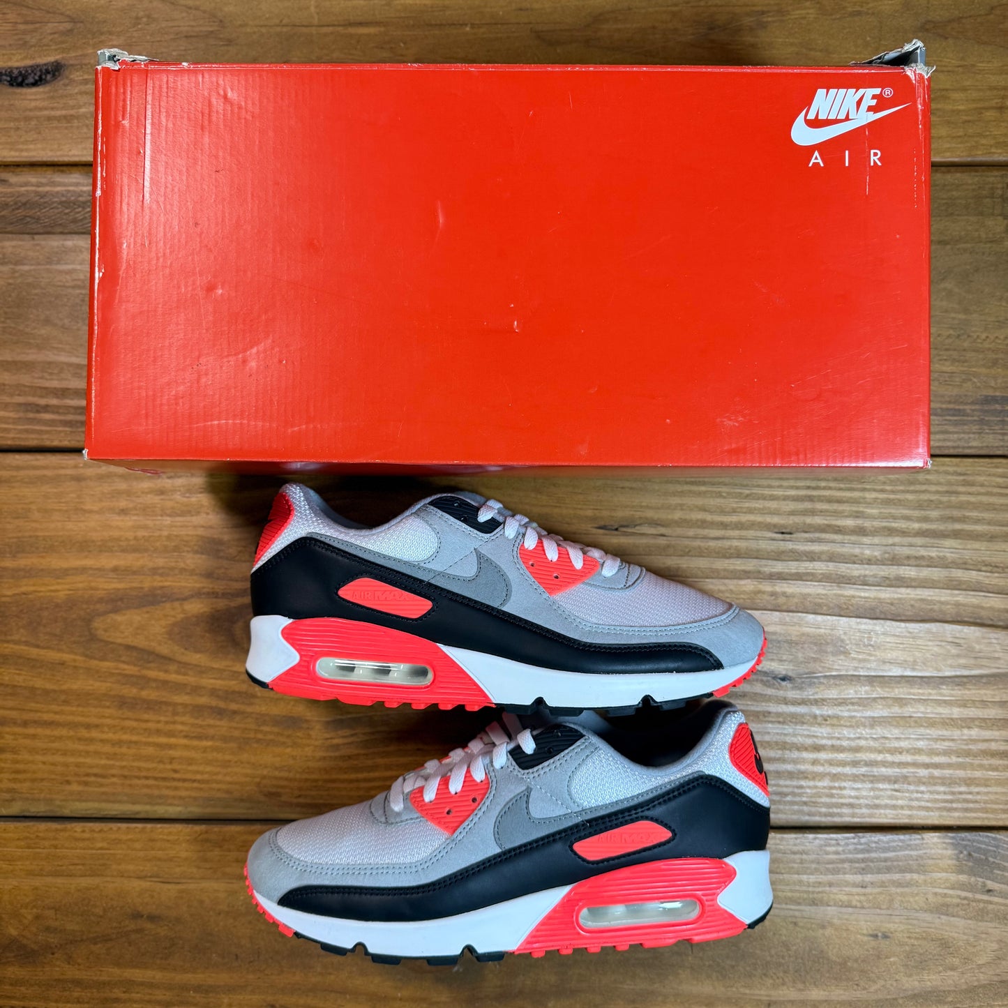 SIZE 10.5 - Air Max 90 'Infrared' 2020 (Used)