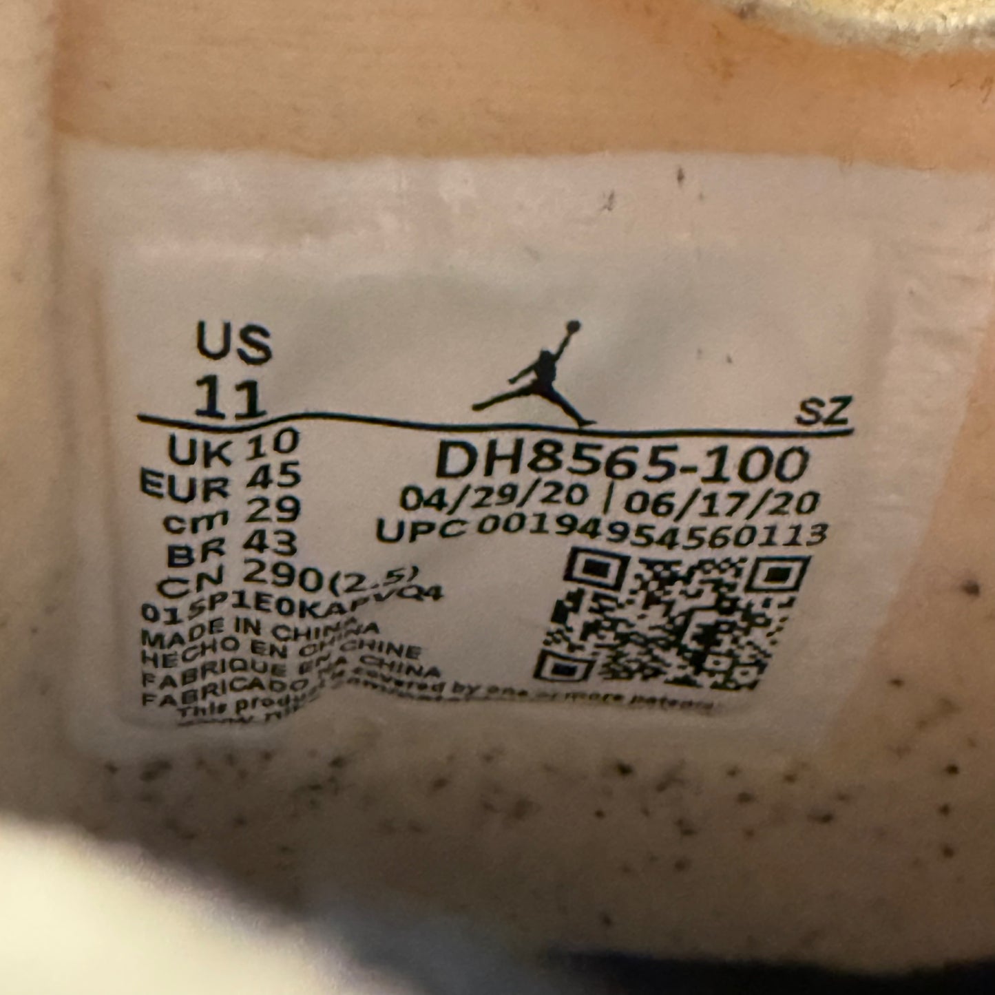 Size 11 - Off-White x Jordan 5 SP 'Sail' (Used)
