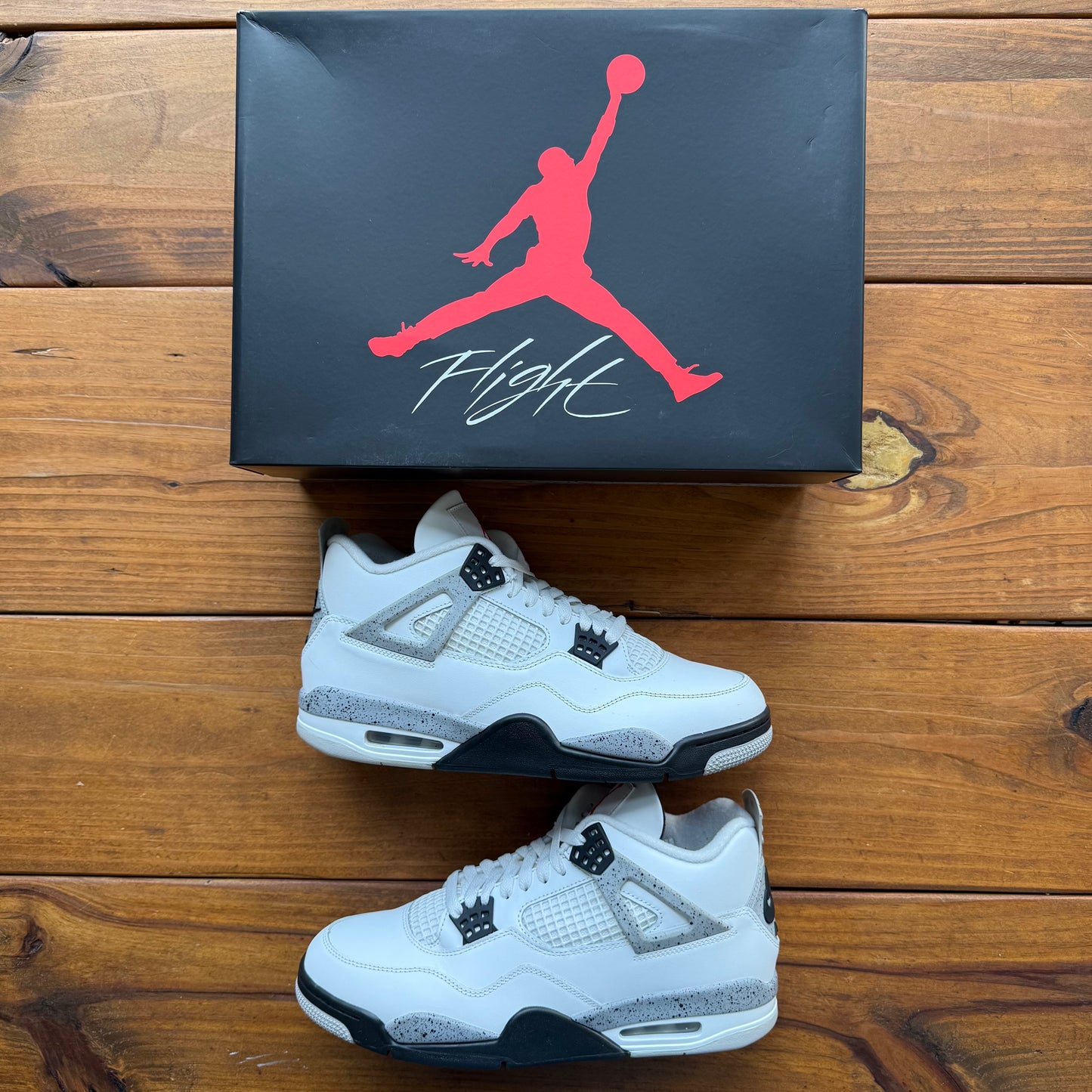 Size 10.5 - Jordan 4 Retro OG 'White Cement' 2025 (Used)