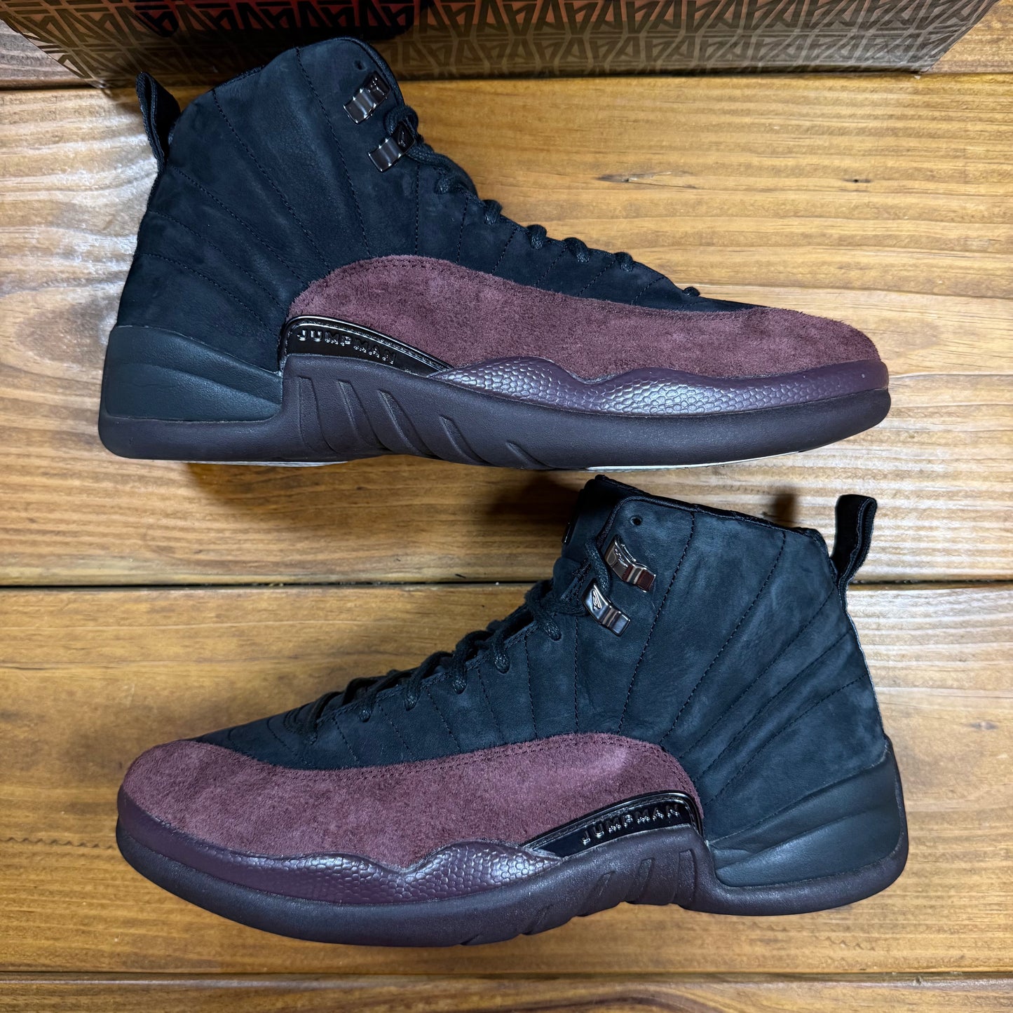 SIZE 13W/11.5M - A Ma Maniére x Wmns Jordan 12 Retro SP 'Black' (Used)