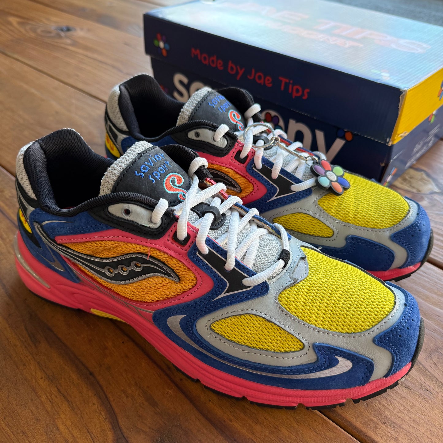 SIZE 11 - Jae Tips x Grid Jazz 9 'I Love You But I'm Busy' (Used)