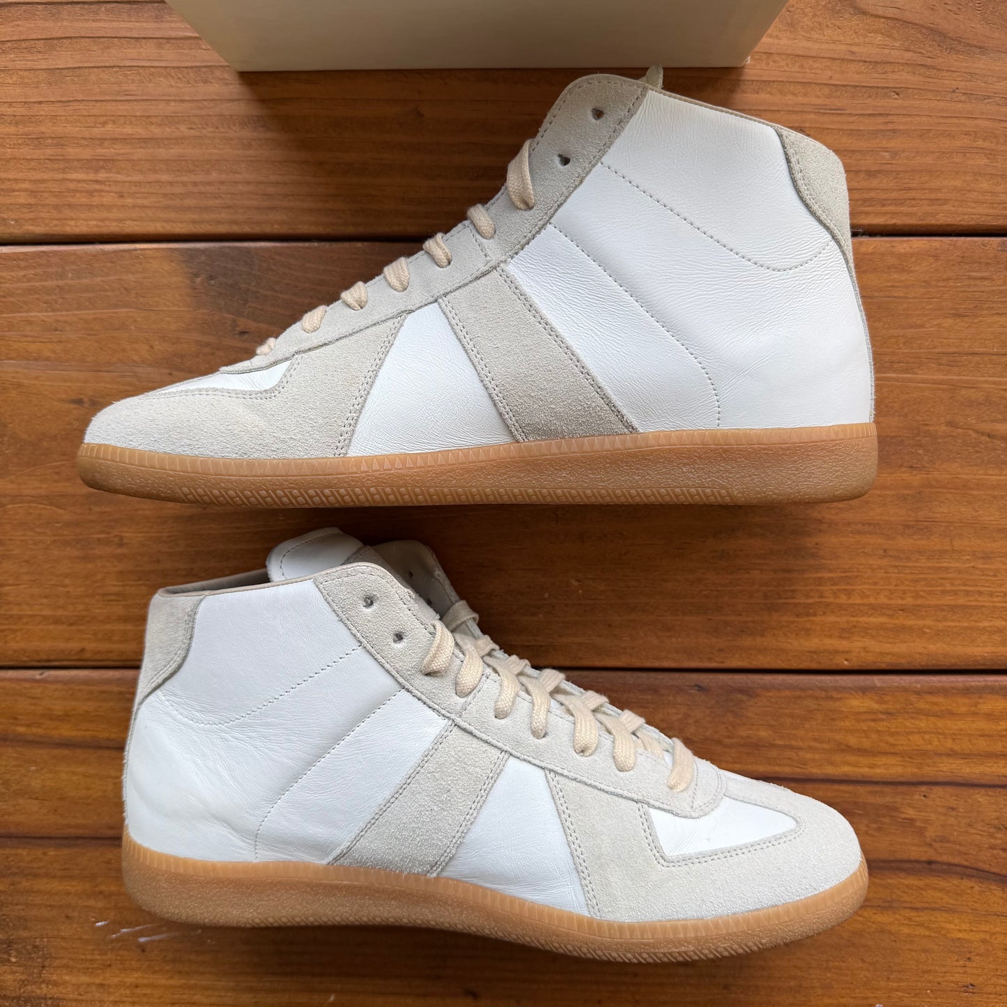 Talla 41 - Maison Margiela Replica High 'White Grey' (Usado)