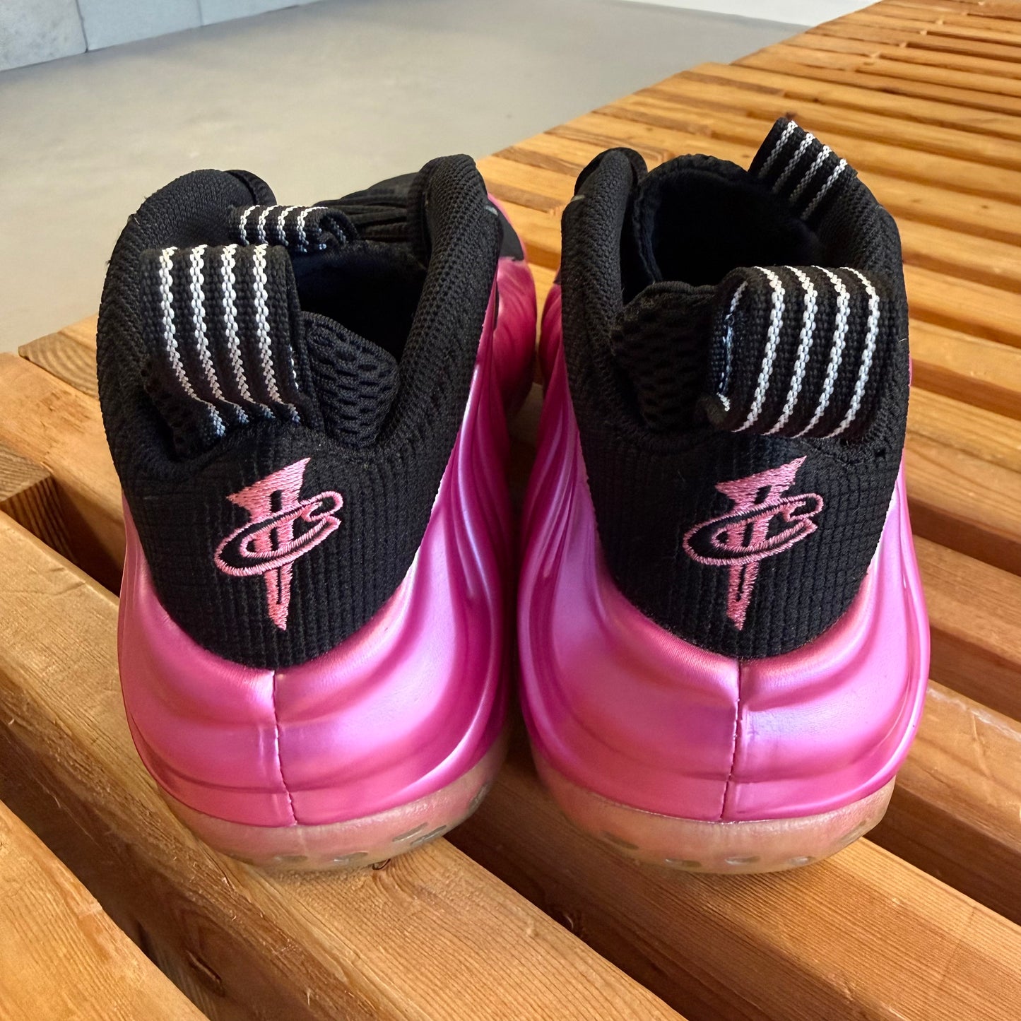 Size 7.5 - Air Foamposite One 'Pearlized Pink' (Used/No Box)