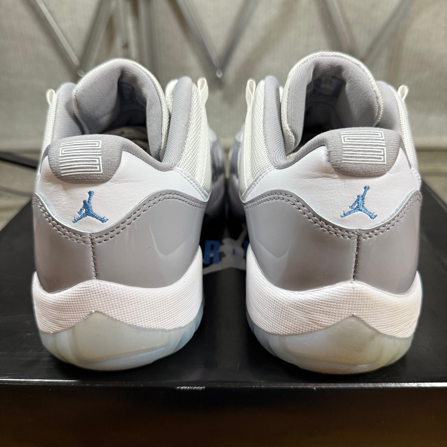 SIZE 10 - Jordan 11 Retro Low 'Cement Grey' (Used)