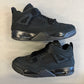 Size 9.5 - Jordan 4 Retro 'Black Cat' 2025 (Used/No Box)