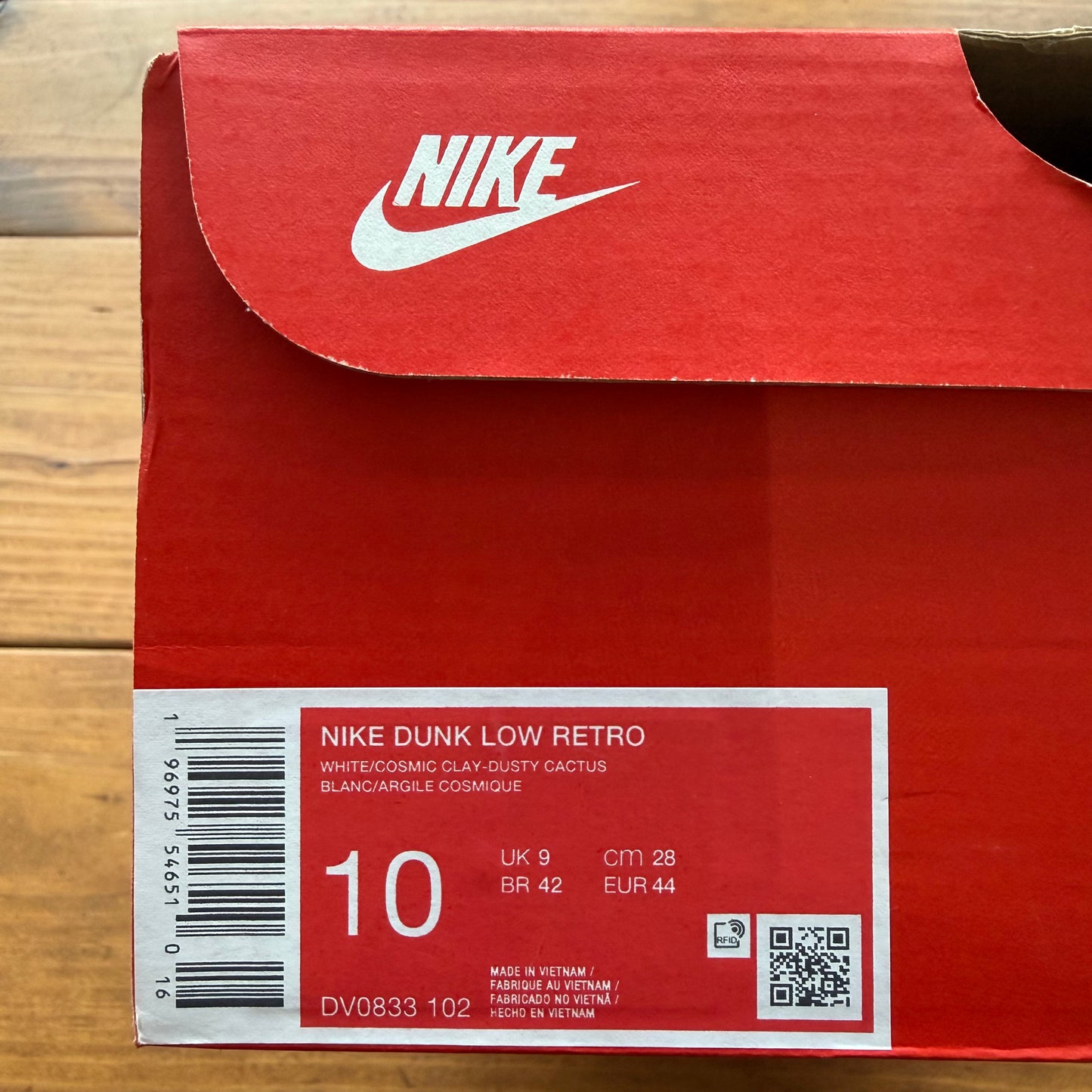 SIZE 10 - Dunk Low 'Miami Dolphins' (Used)