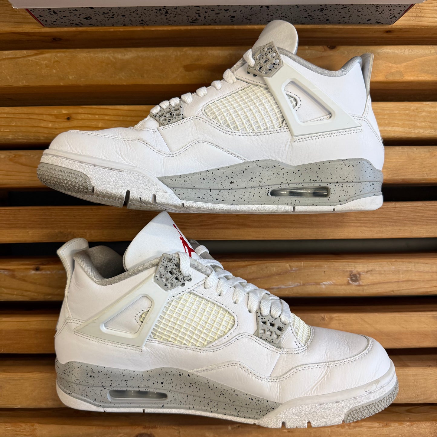 Jordan 4 Retro 'White Oreo' (Used) - Size 10
