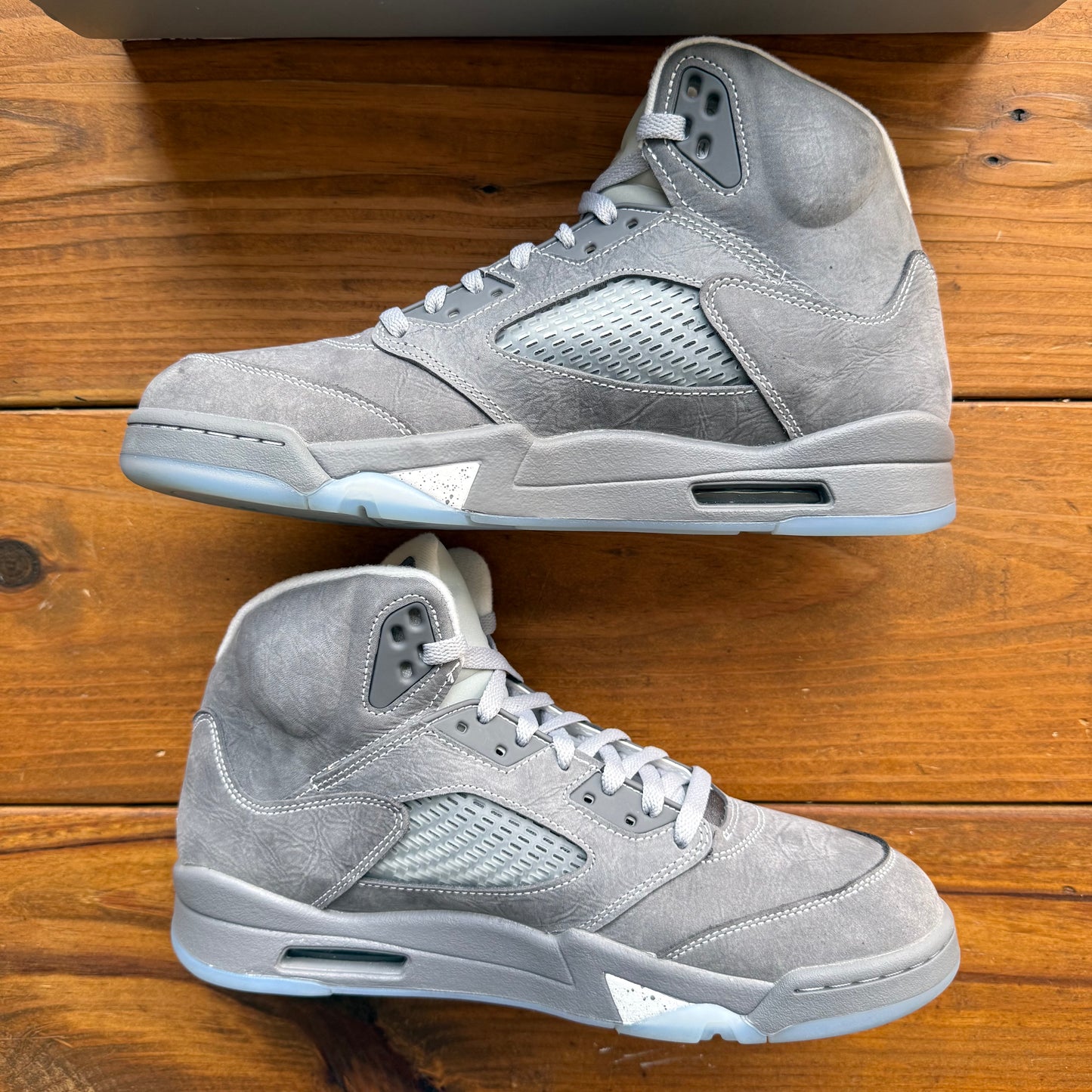 Size 11 - Jordan 5 Retro 'Wolf Grey' 2026 (Used/Missing Lacelocks)