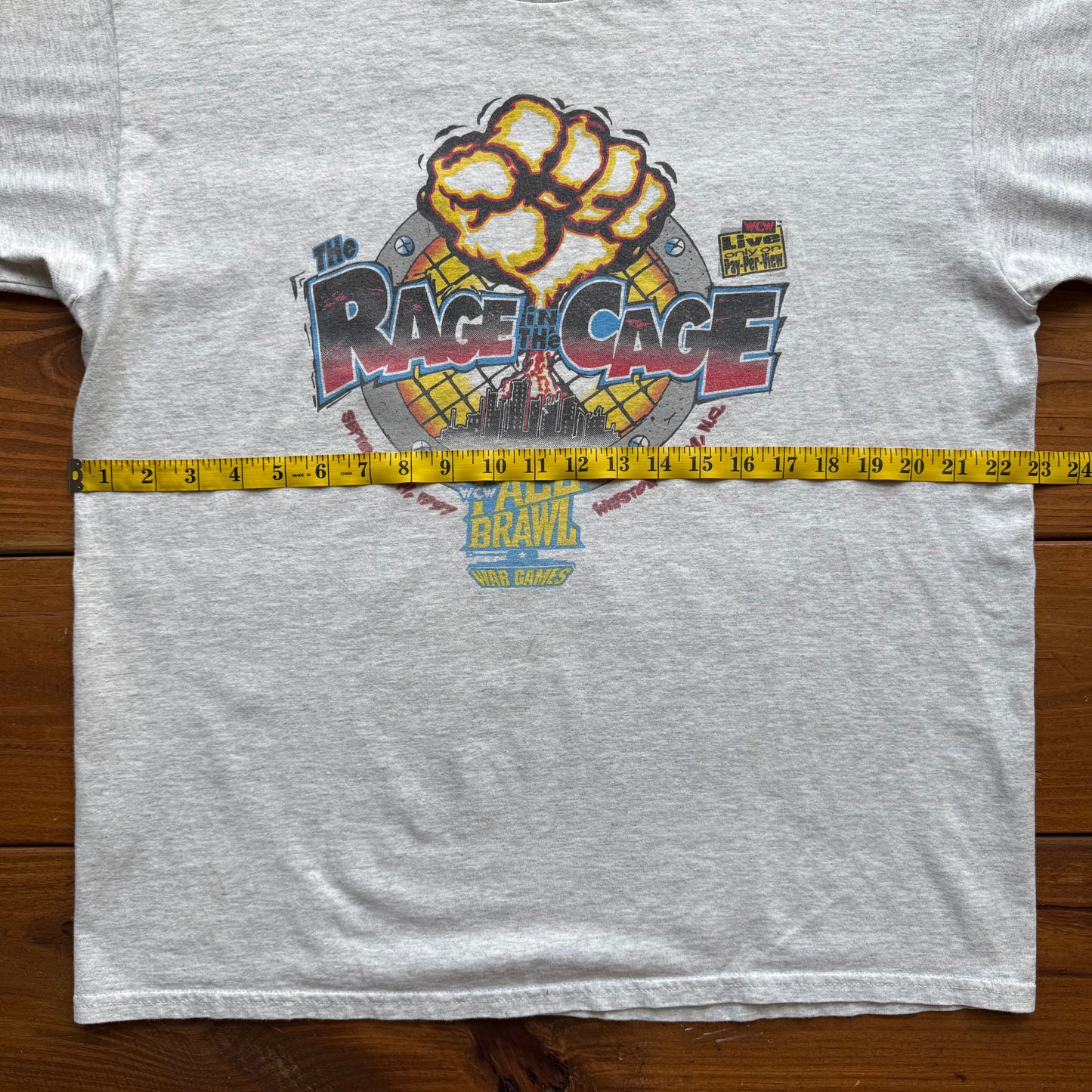 XL - Vintage Rage in Cage Wrestling Tee
