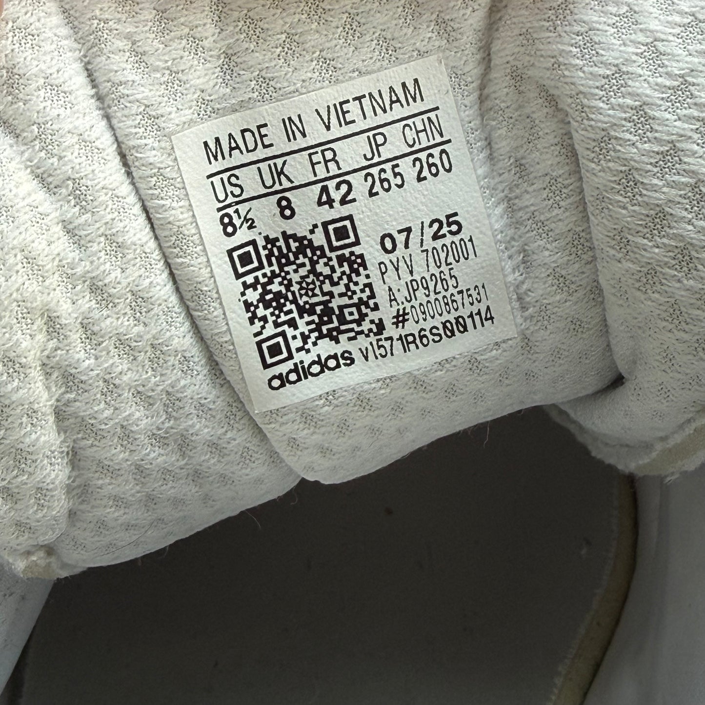 Size 8.5 - Pharrell x VIRGINIA x Adistar Jellyfish 'Solid Grey Black' (Used)