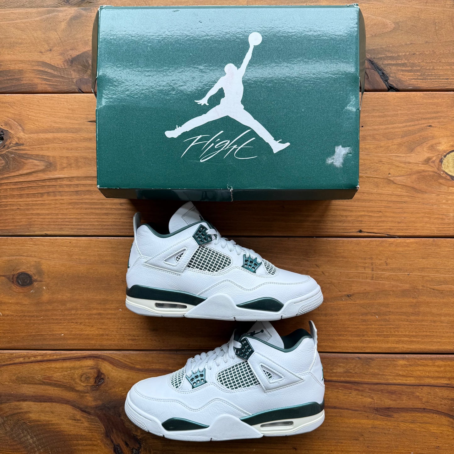 Size 9 - Jordan 4 Retro 'Oxidized Green' (Used)