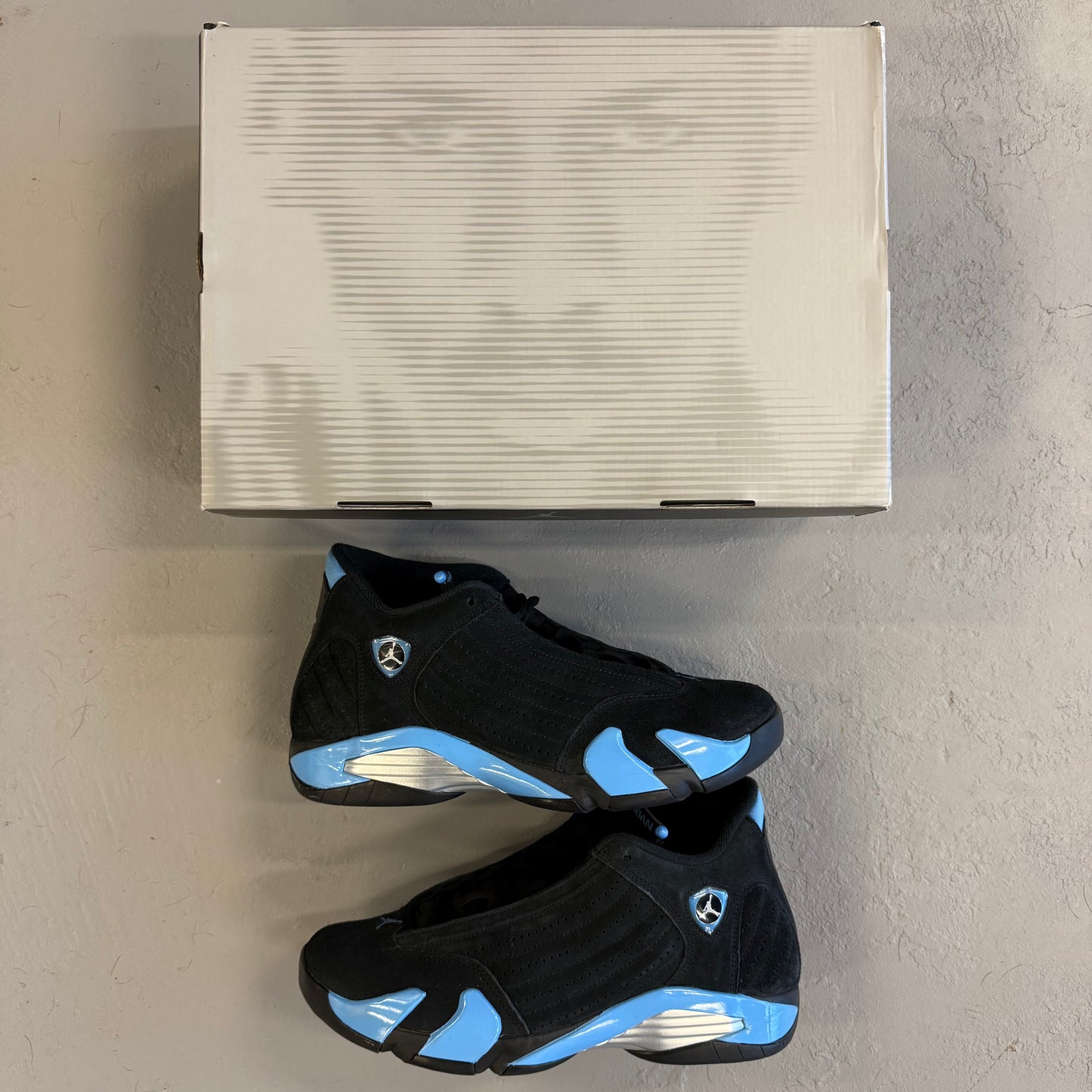 Size 10 - Jordan 14 Retro 'Black University Blue' 2026 (Used)