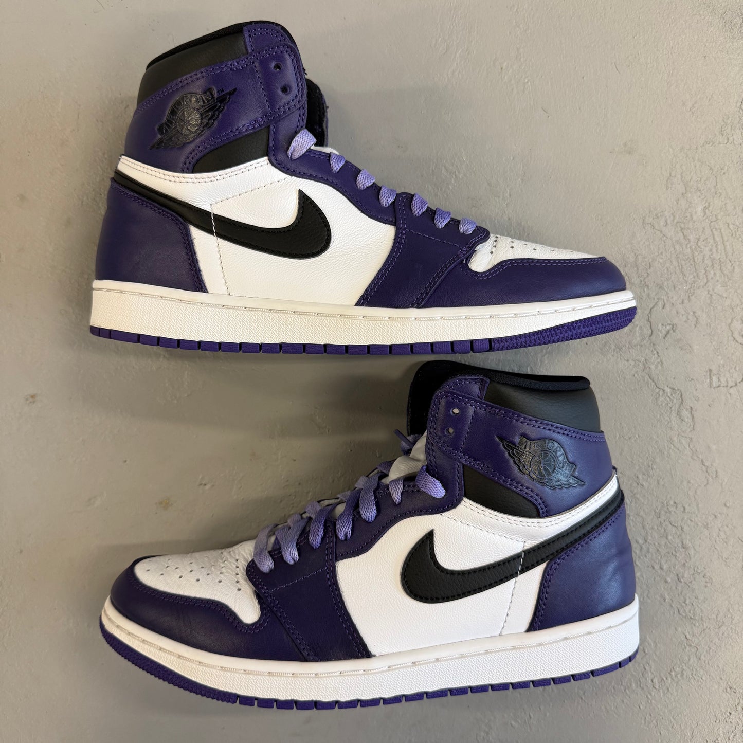 Size 9.5 - Jordan 1 Retro High OG 'Court Purple 2.0' (Used/No Box)