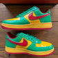 Size 8.5 - Lil Yachty x Air Force 1 Low 'Concrete Boys - Lucky Green' (Used)