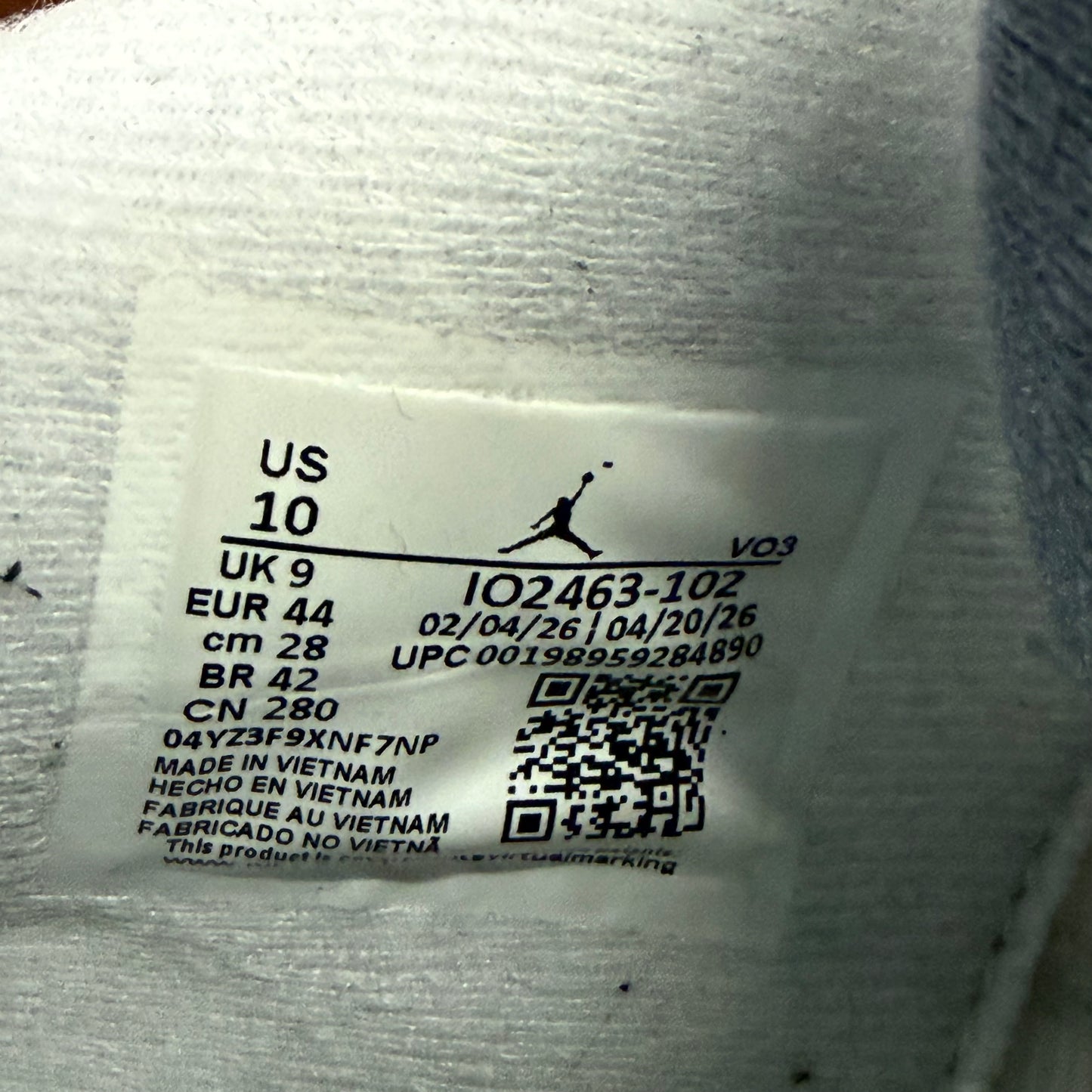 Jordan 4 Retro 'Rare Air - Tour Yellow' 2026 (Used) - Size 10