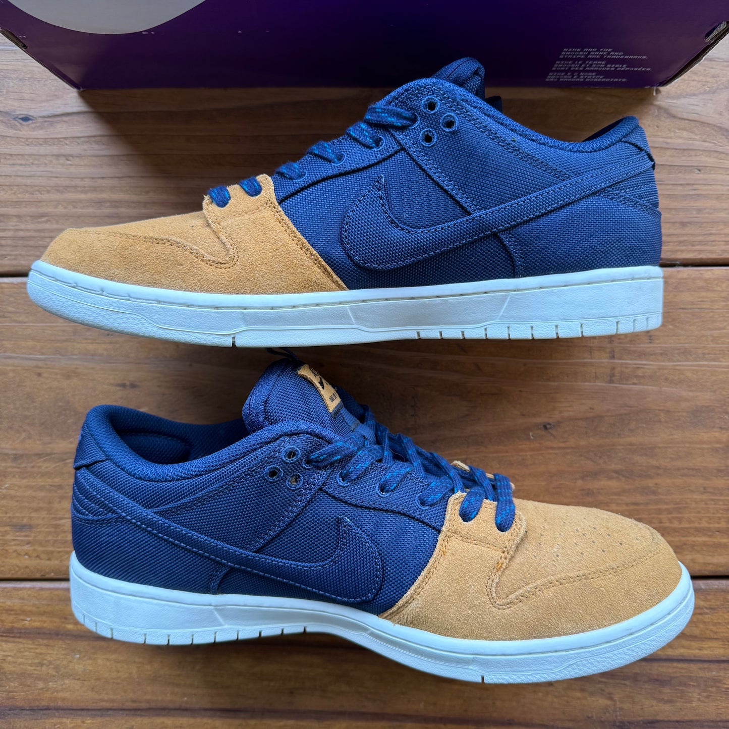 Size 11 - Dunk Low SB 'Navy Desert Ochre' (Used)
