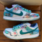 SIZE 8.5 - Futura Laboratories x Dunk Low SB 'Bleached Aqua' (Used)