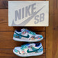 SIZE 8.5 - Futura Laboratories x Dunk Low SB 'Bleached Aqua' (Used)