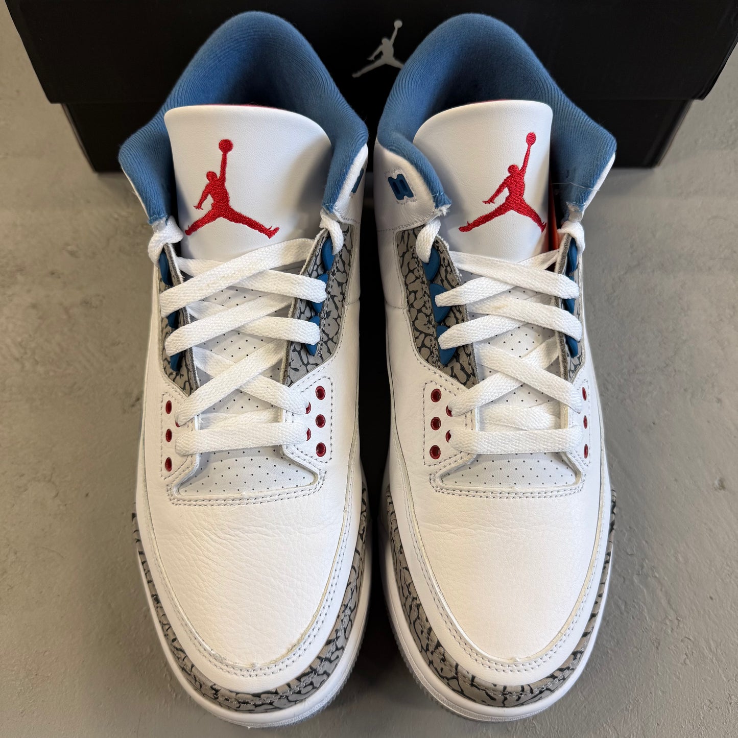 Size 10 - Jordan 3 'True Blue' 2026 (Used)