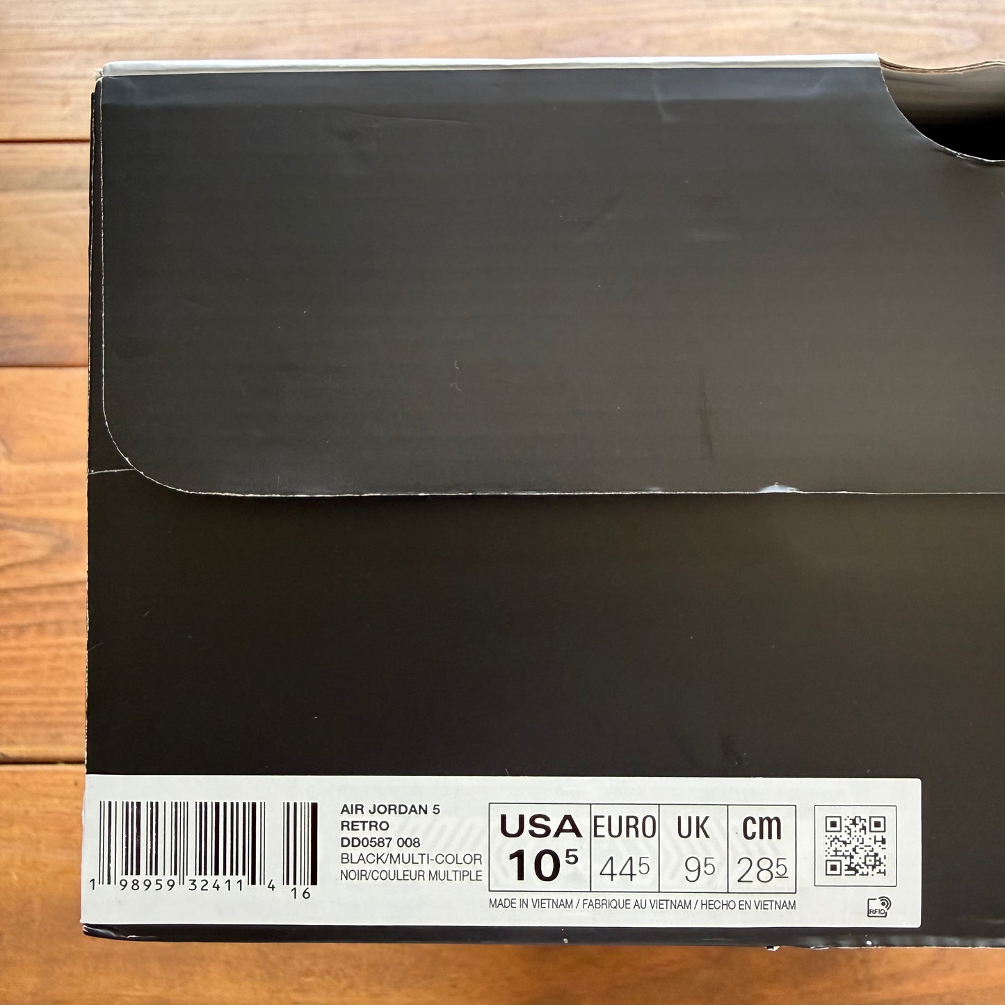 Size 10.5 - Jordan 5 Retro 'Black Carolina / UNC' 2026 (Used)