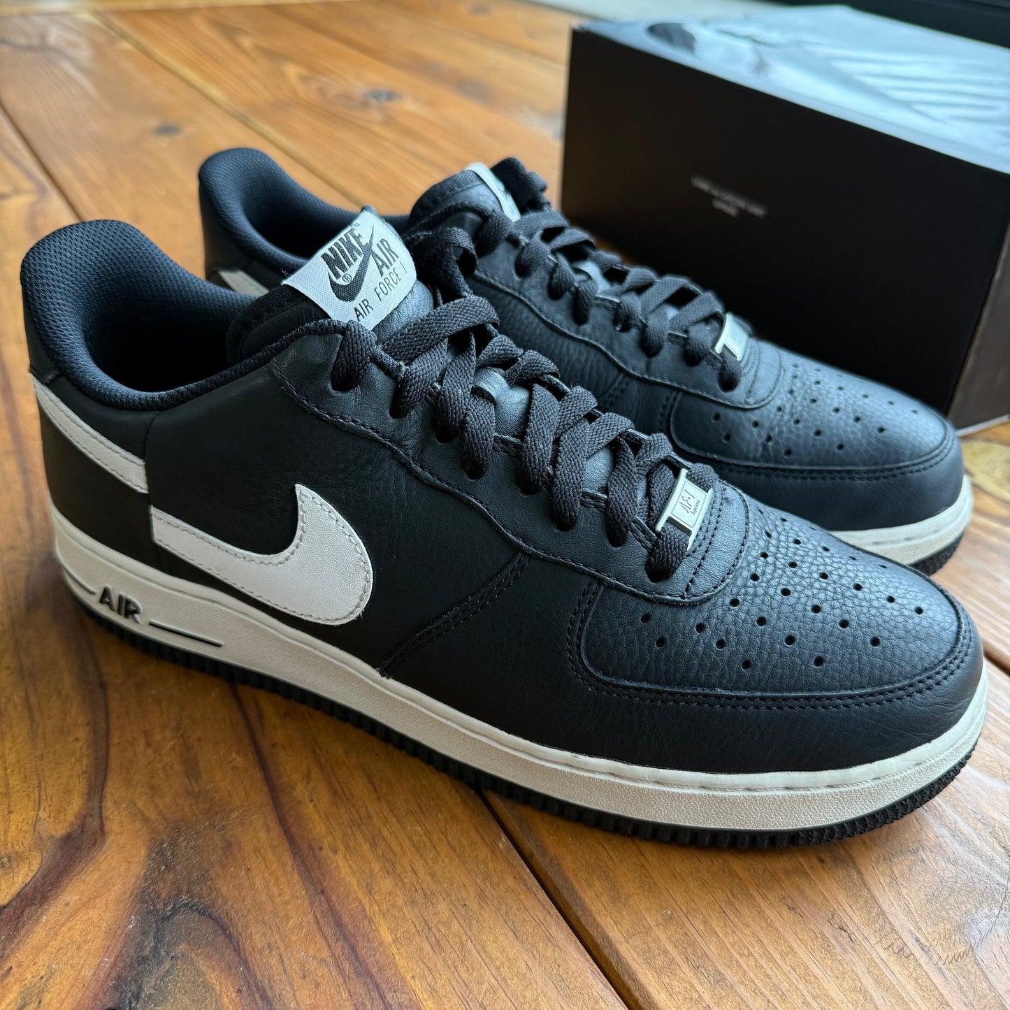 Size 10.5 - Supreme x Comme des Garçons SHIRT x Air Force 1 Low 'Black' (Used)