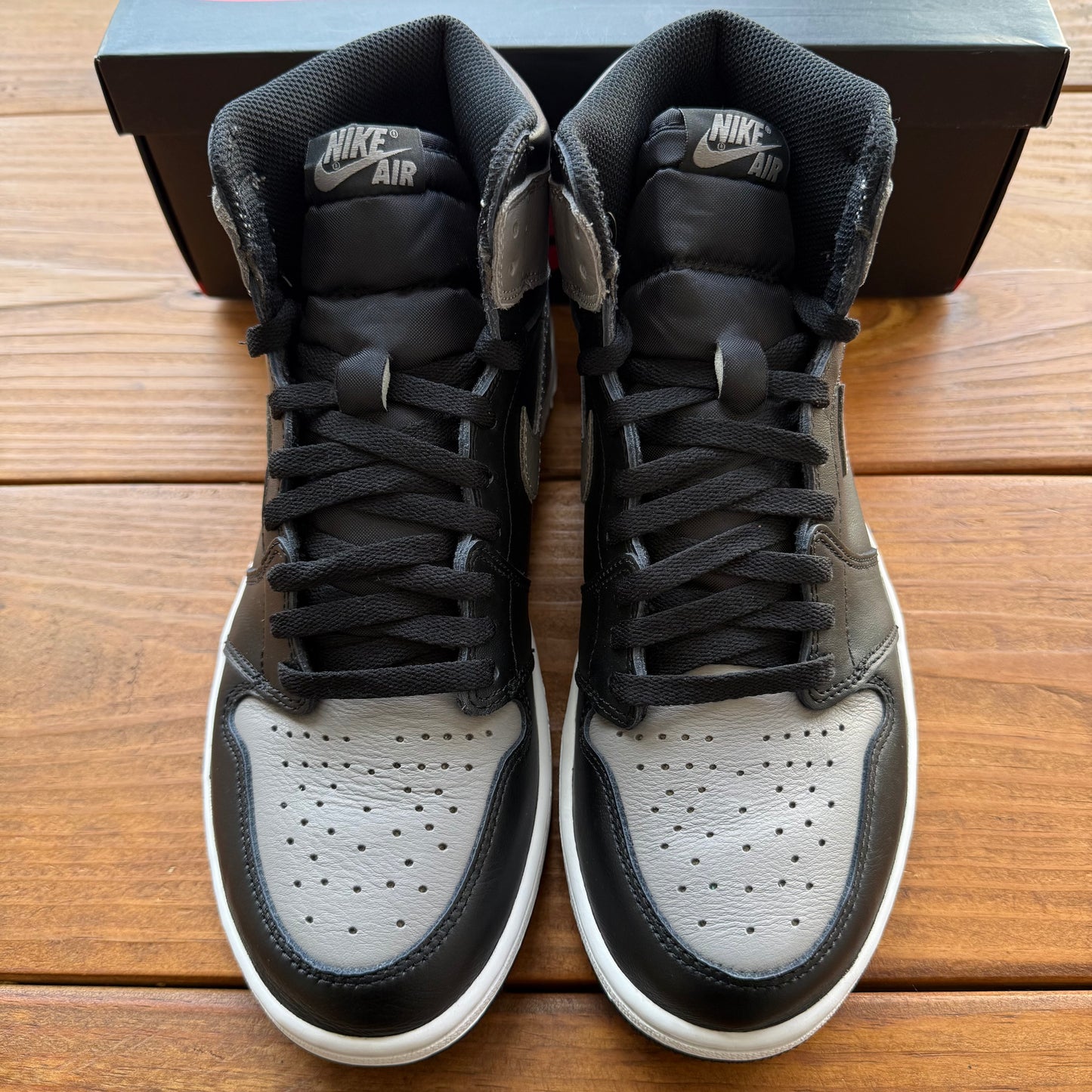 Größe 9.5 - Jordan 1 Retro High OG 'Shadow' 2018 (Gebraucht)
